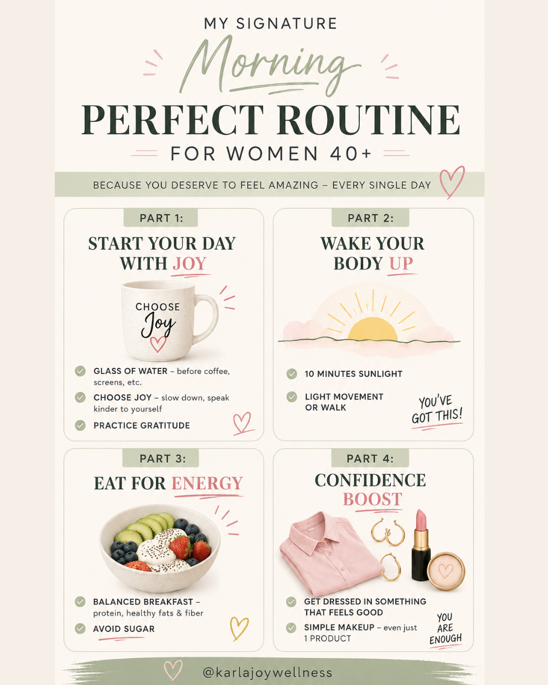 The Perfect Morning Routine for Women 40+