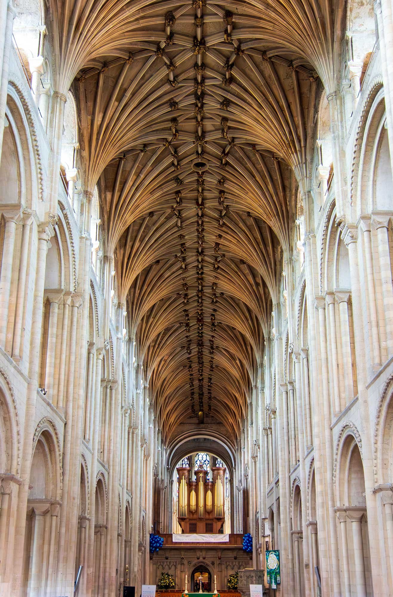 Norwich Cathedral, a cathedral church for the Church of England Diocese of Norwich.