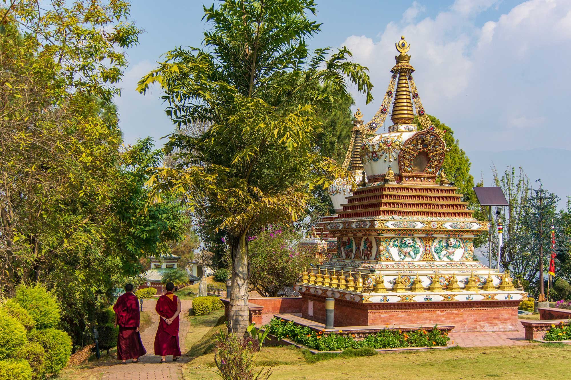 Kopan Monastery, Kathmandu, Nepal.