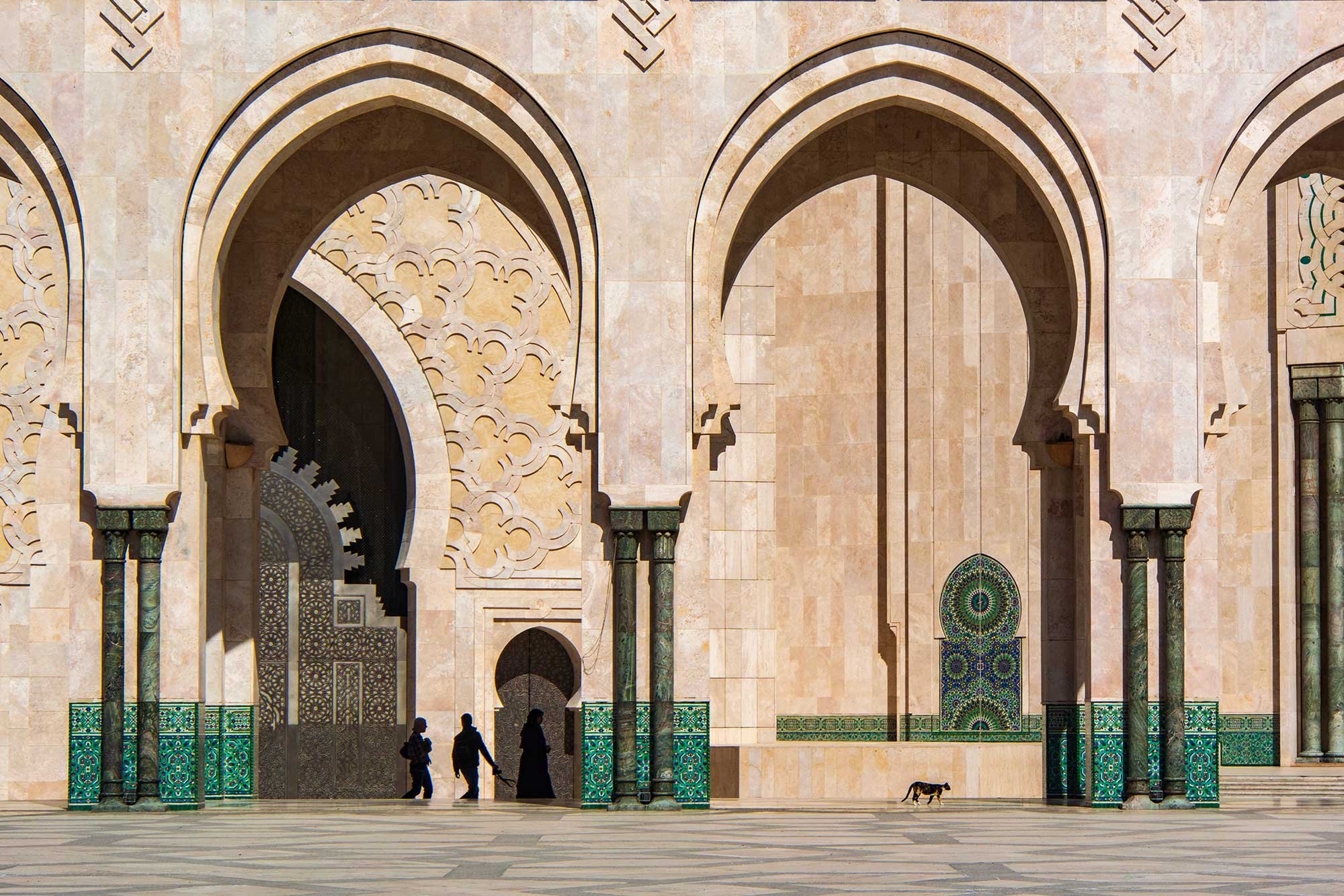 Hassan II Mosque in Casablanca, Morocco.