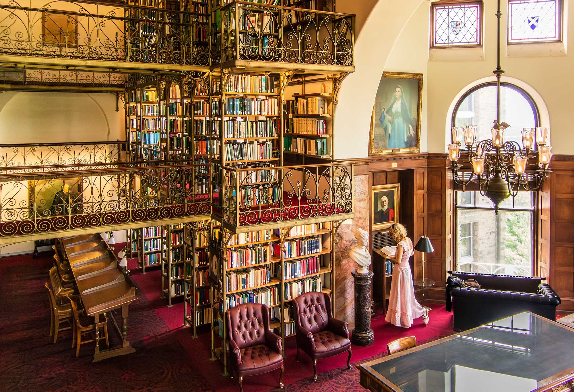 A.D. White Library at Cornell University in Ithaca, New York.