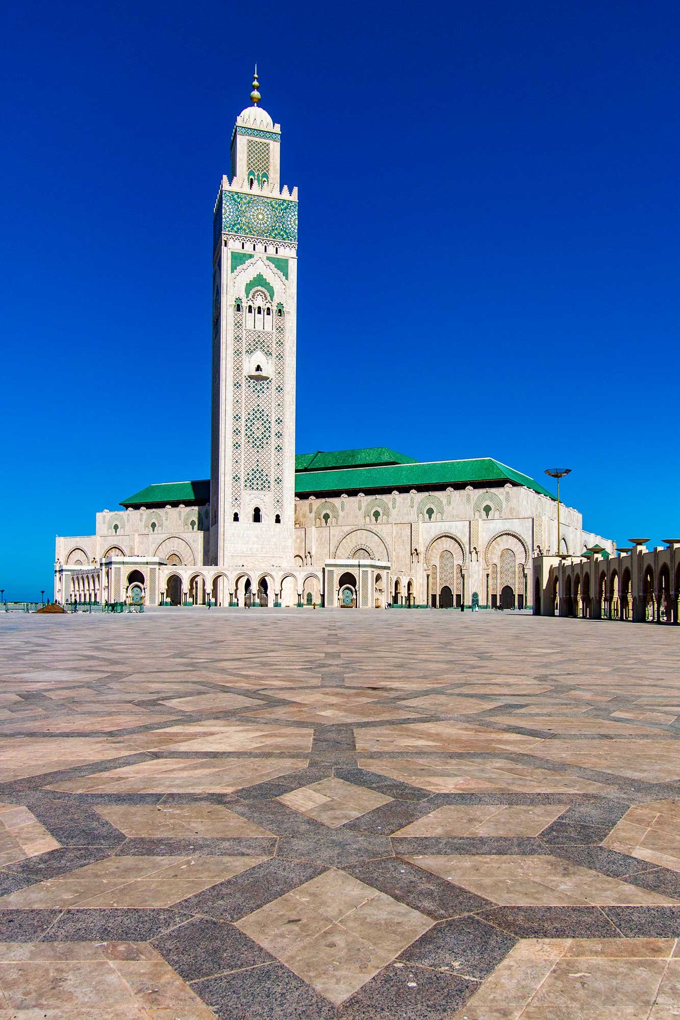 Hassan II Mosque in Casablanca, Morocco.