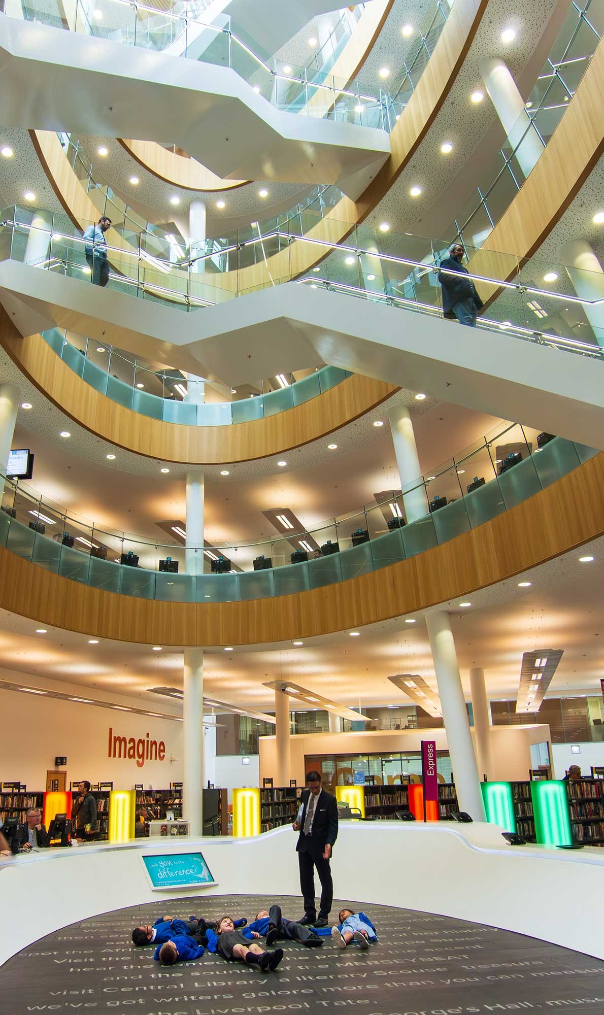 Central Library, Liverpool, England. Imagine!