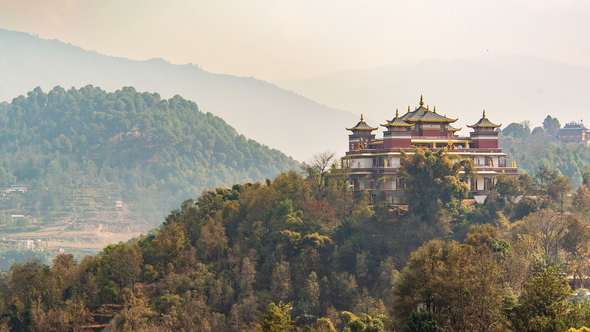 View from Kopan Monastery, Kathmandu, Nepal.