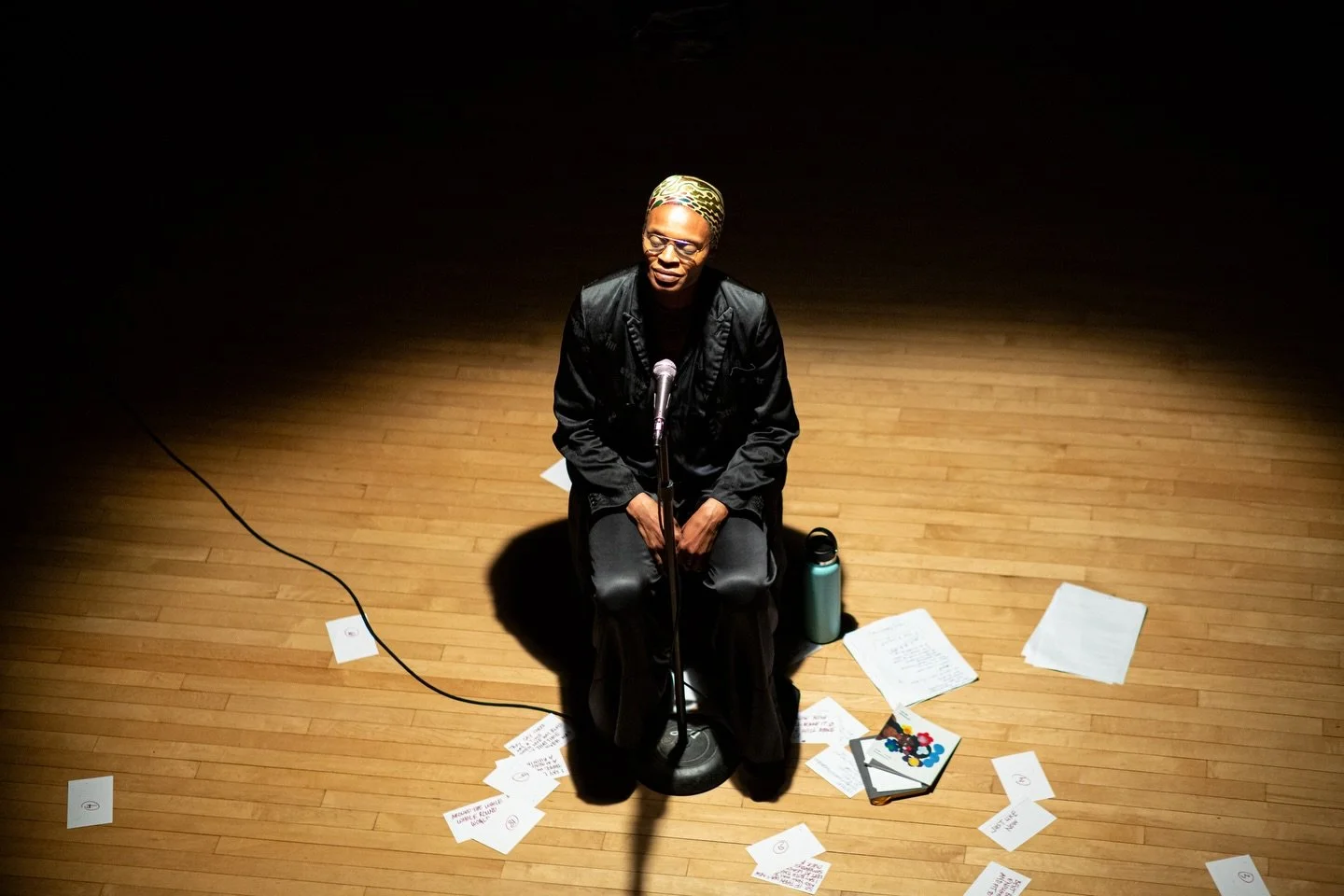 On March 12th, Okwui performed &ldquo;day pulls down the sky&rdquo; at Danspace Project as part of PLATFORM 2026. Thank you to Judy @jhussietaylor , Seta @seta_c_m and the Danspace team for making space for us to return to this album for the first ti