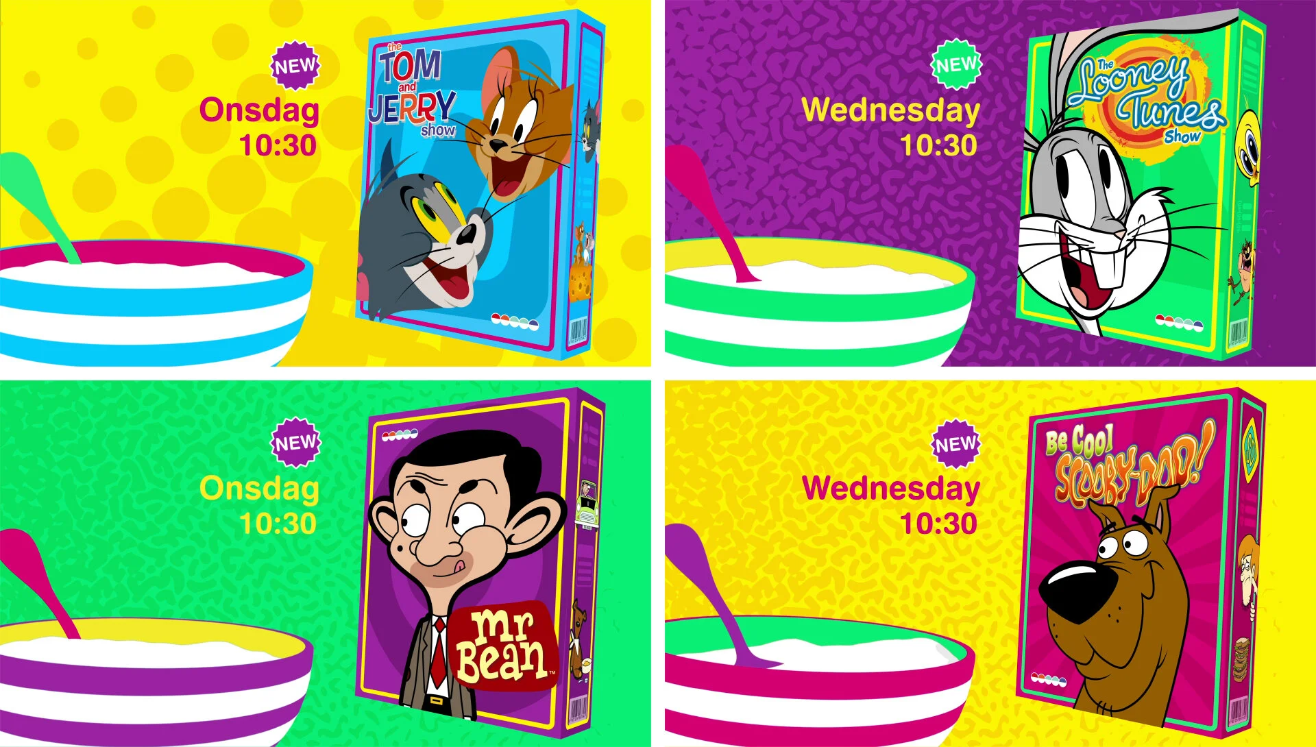 Endboard Designs for mornings on Boomerang