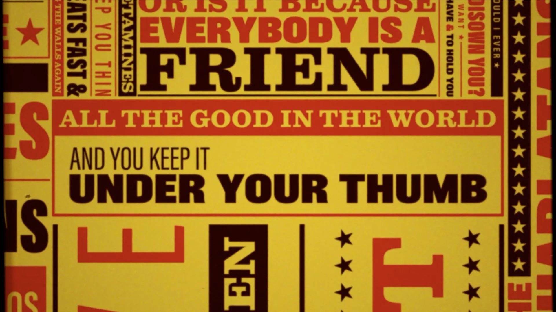 The Charlatans Title Fight Lyric Video