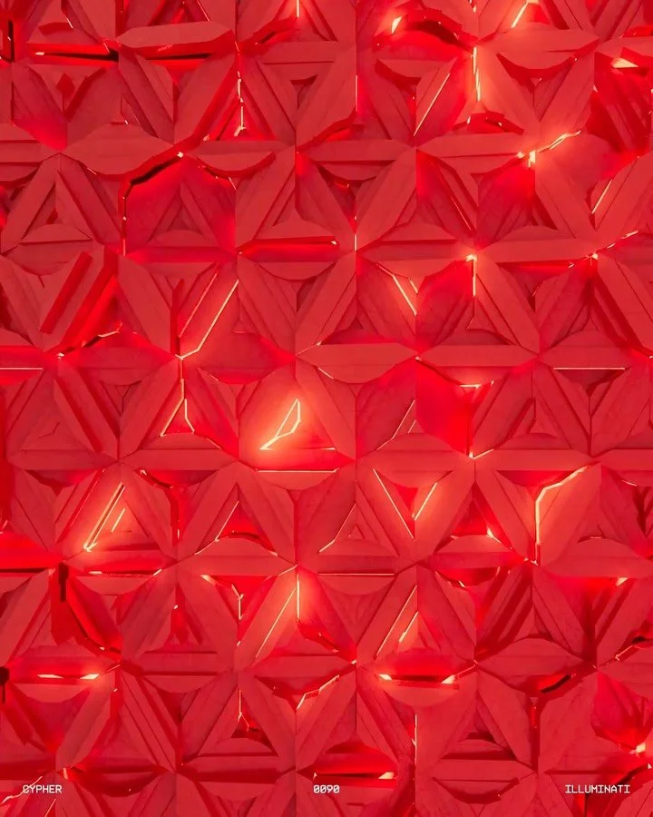 0090 Illuminati

I don&rsquo;t normally post anything rendered out of C4D here, but this was made for a recent project but didn&rsquo;t make it to the final designs. I thought it was interesting, so I&rsquo;m sharing it here.