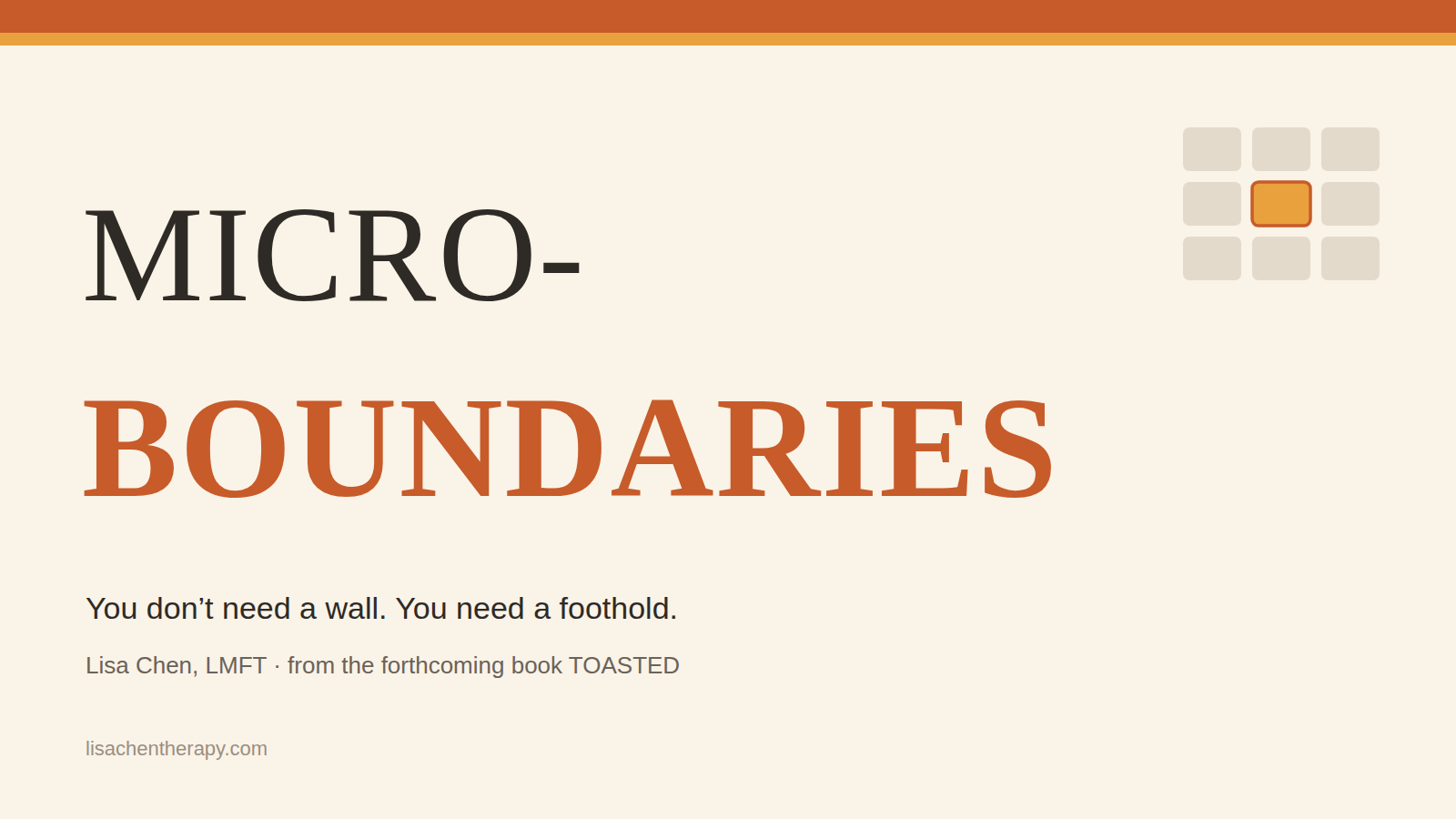 Micro-Boundaries: What to Do When You Can't Just Set Boundaries