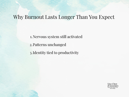 How Long Does It Take to Recover from Burnout? A Therapist’s Guide ...