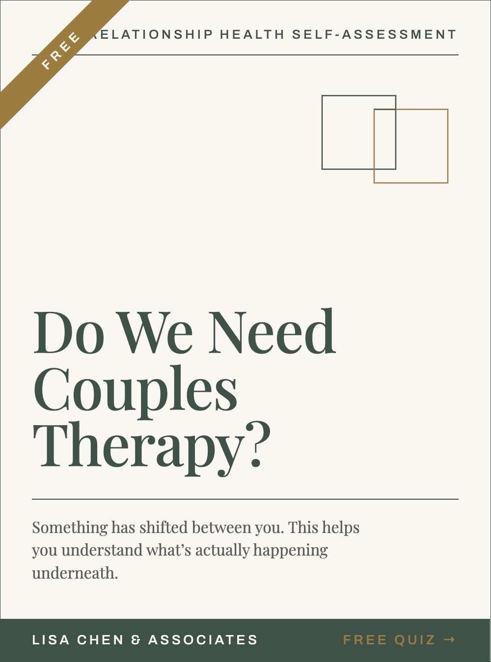 Do We Need Couples Therapy? An Honest Relationship Assessment