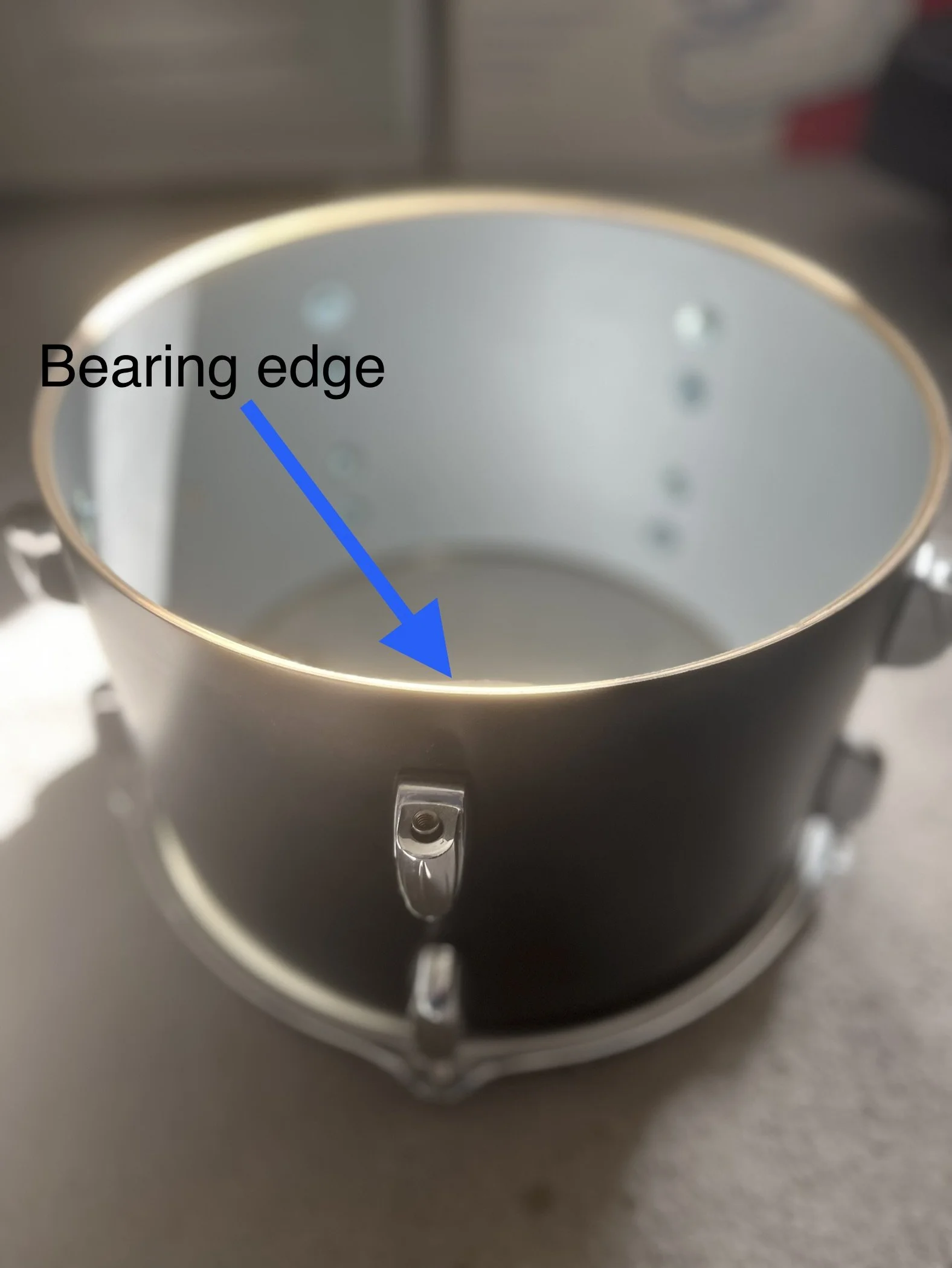 Drum bearing edges — In Between Beats