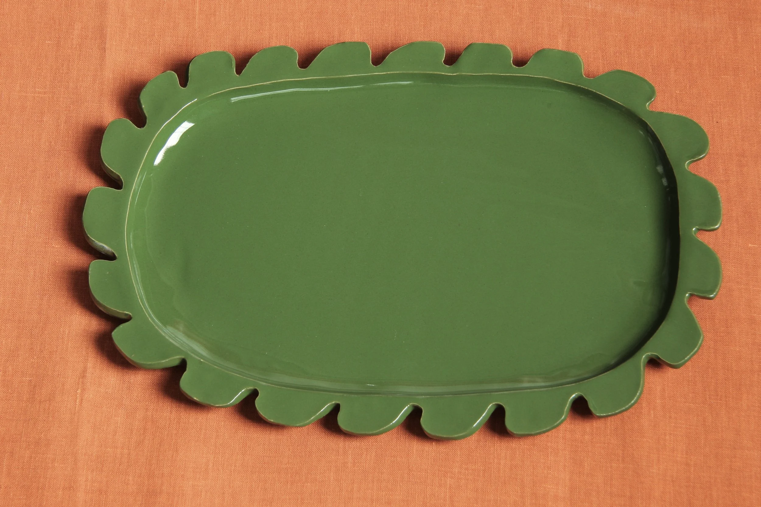 Verde Petal Platter