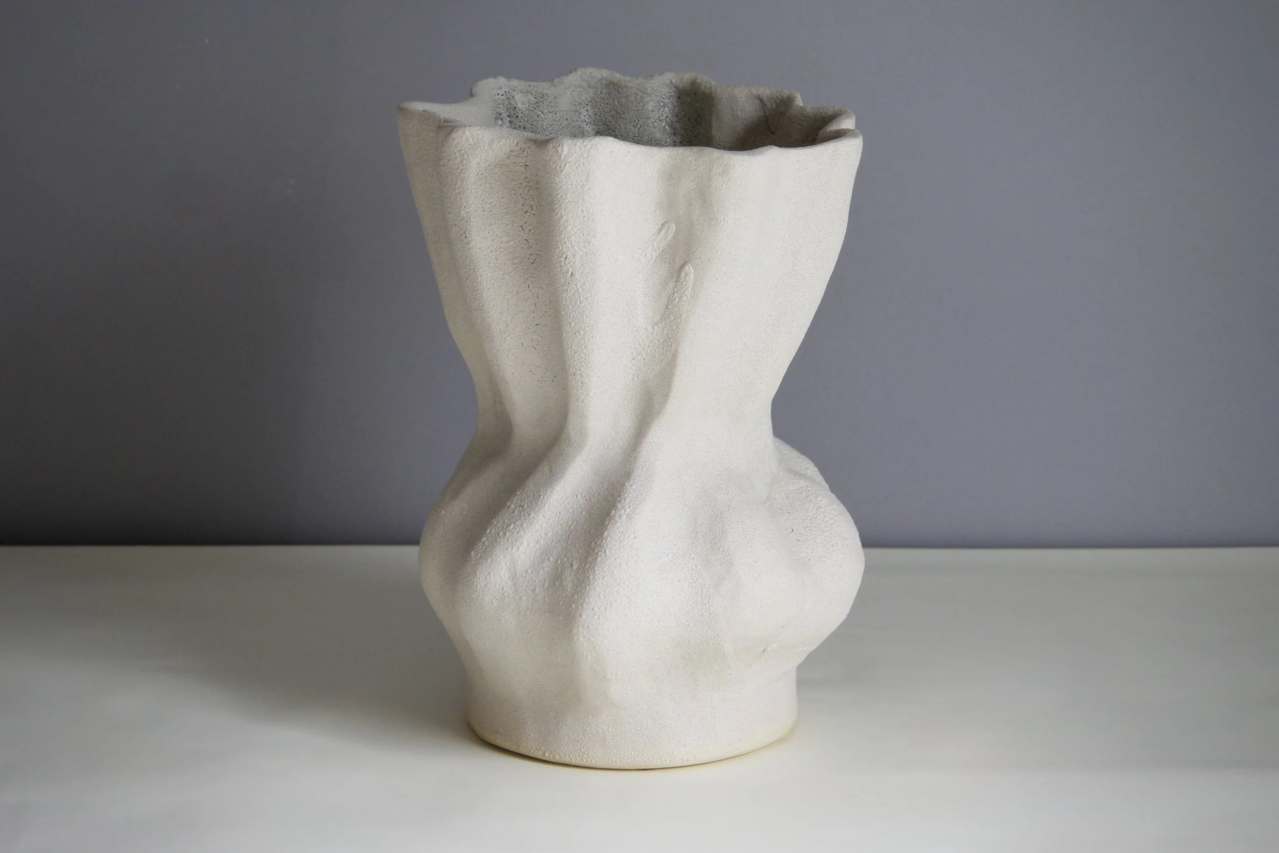 White Fold Vessel