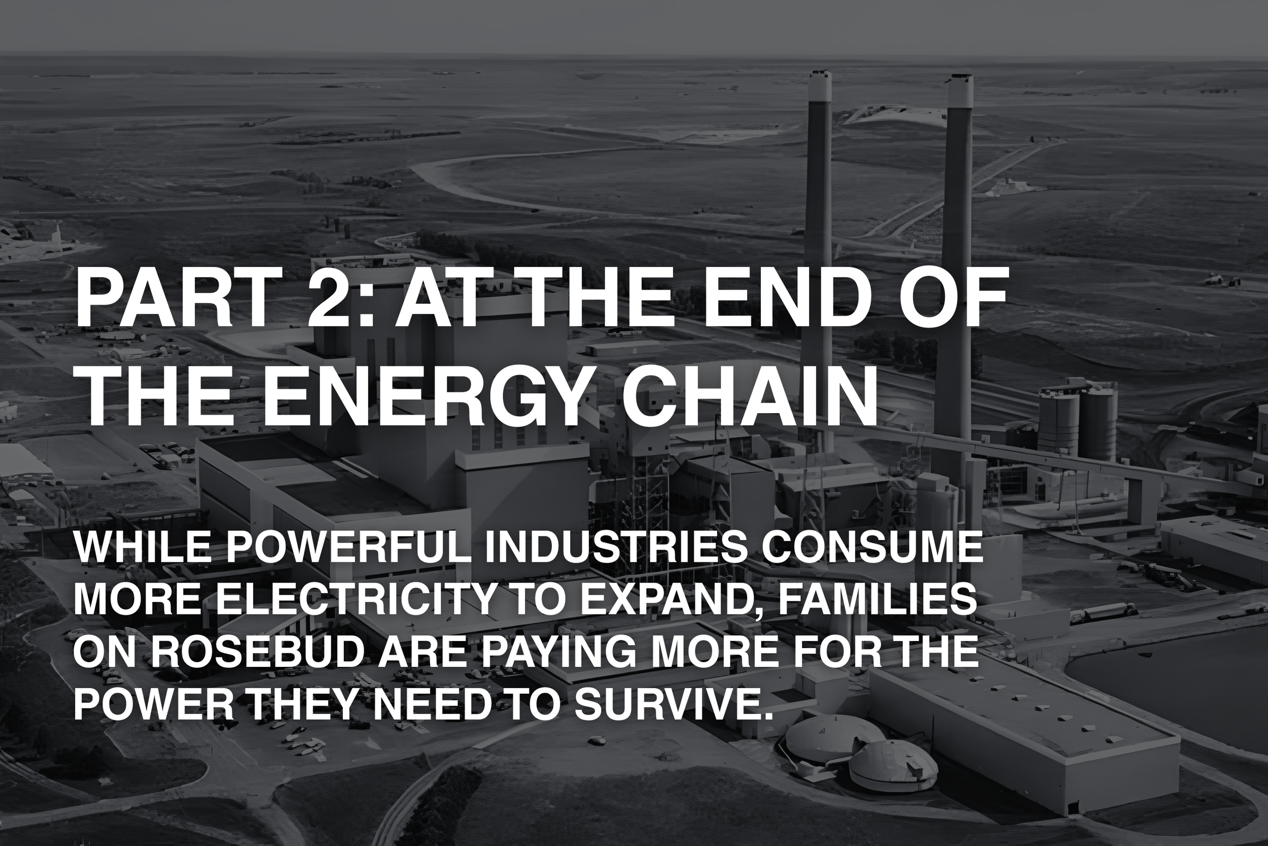 At the End of the Energy Chain