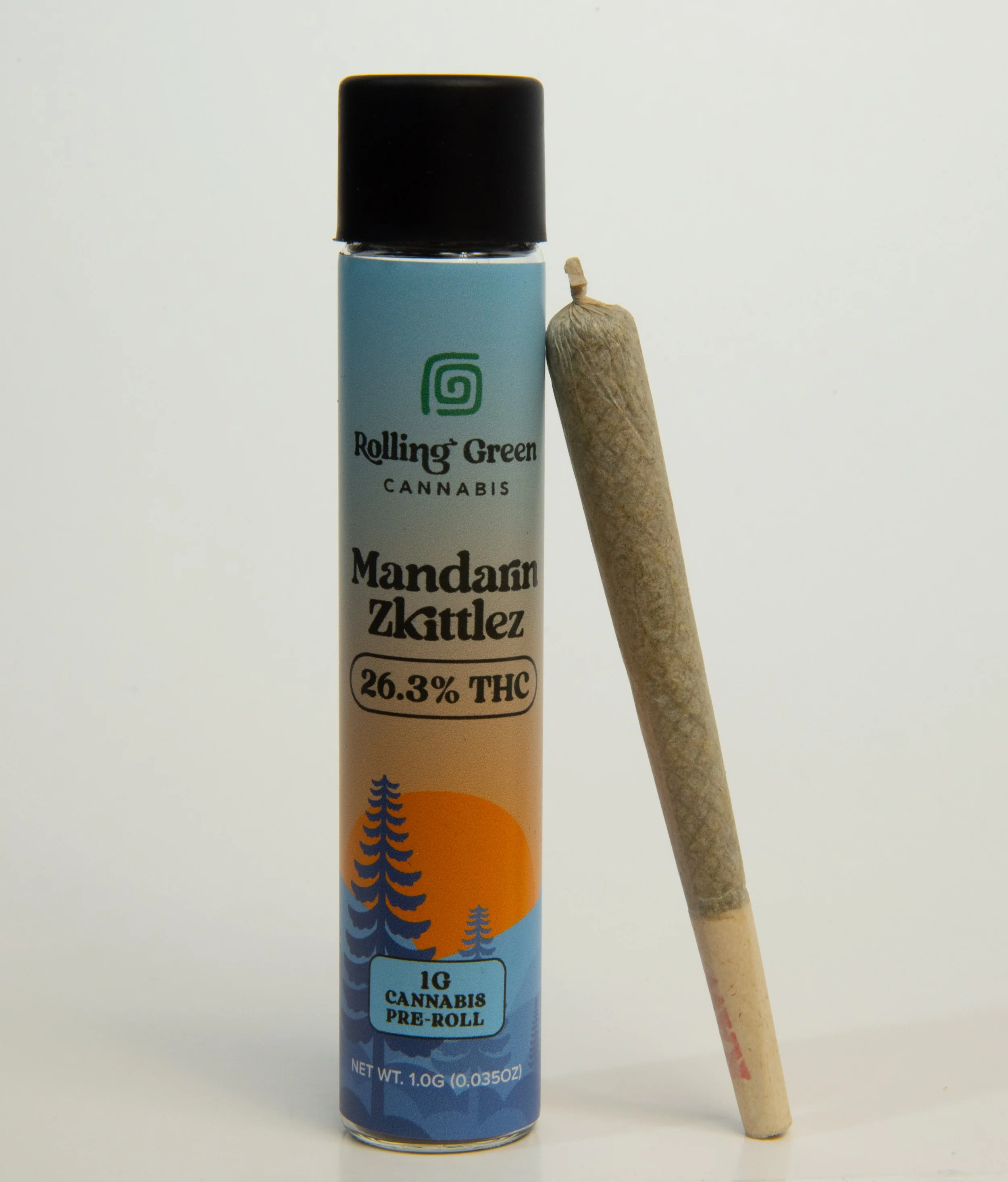 Mandarin Zkittlez PreRoll — Rolling Green Cannabis