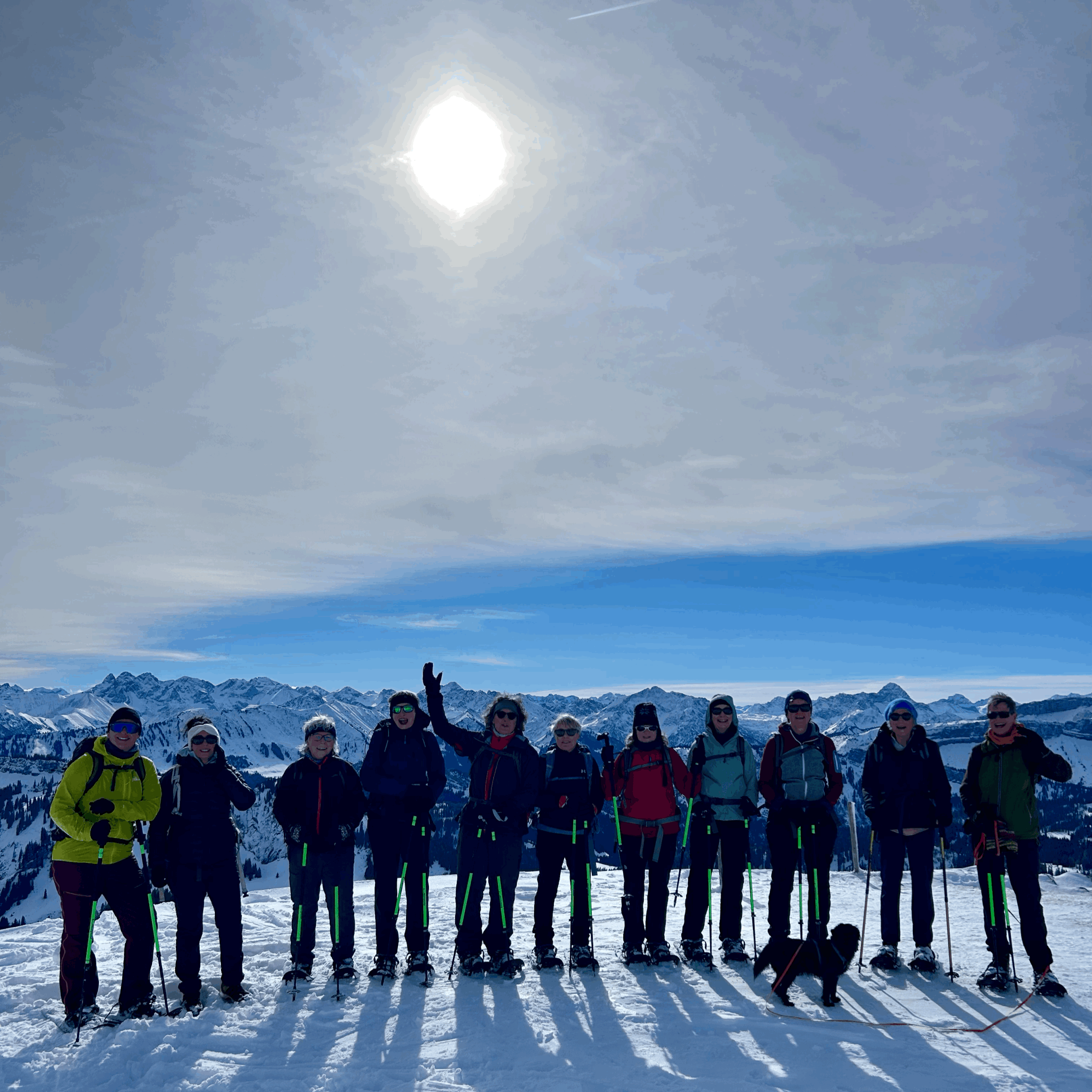 Wintermärchen: Schneeschuhwandern im Allgäu