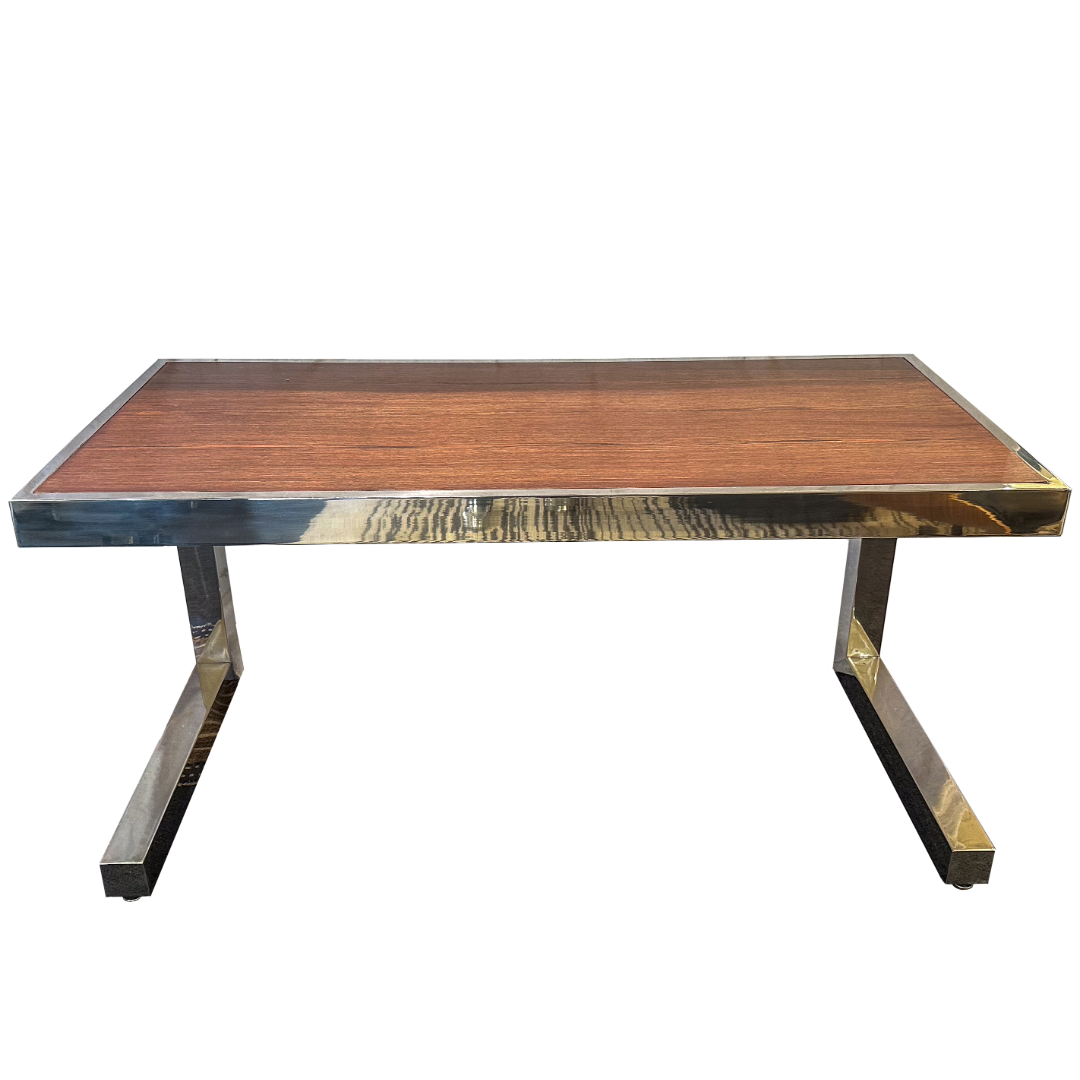 Chrome and Rosewood Desk.png