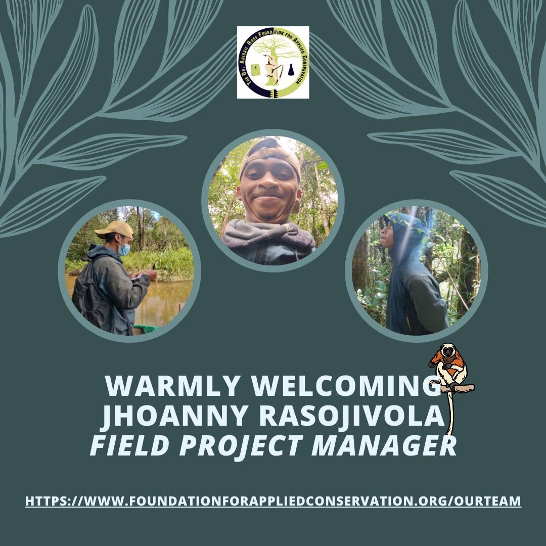 🌿 Introducing our newest team member, Jhoanny Rasojivola! 📸🇲🇬

We are proud to announce that @jhoannyrasojy has joined TDARFAC as Field Project Manager. 

With a deep-rooted passion for primatology, Jhoanny's journey in the field of wildlife cons