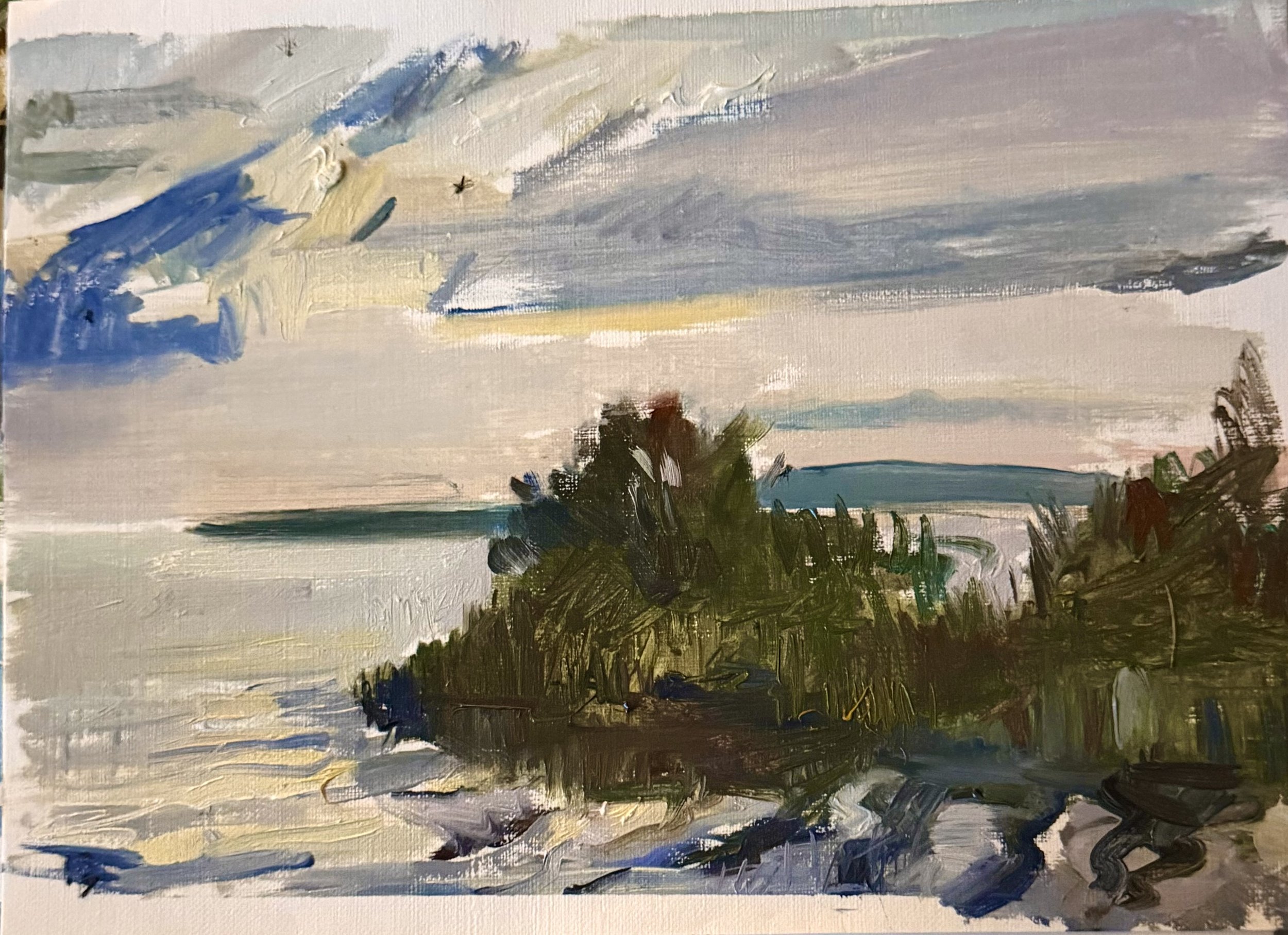 Gloomy Sunset in Iceland