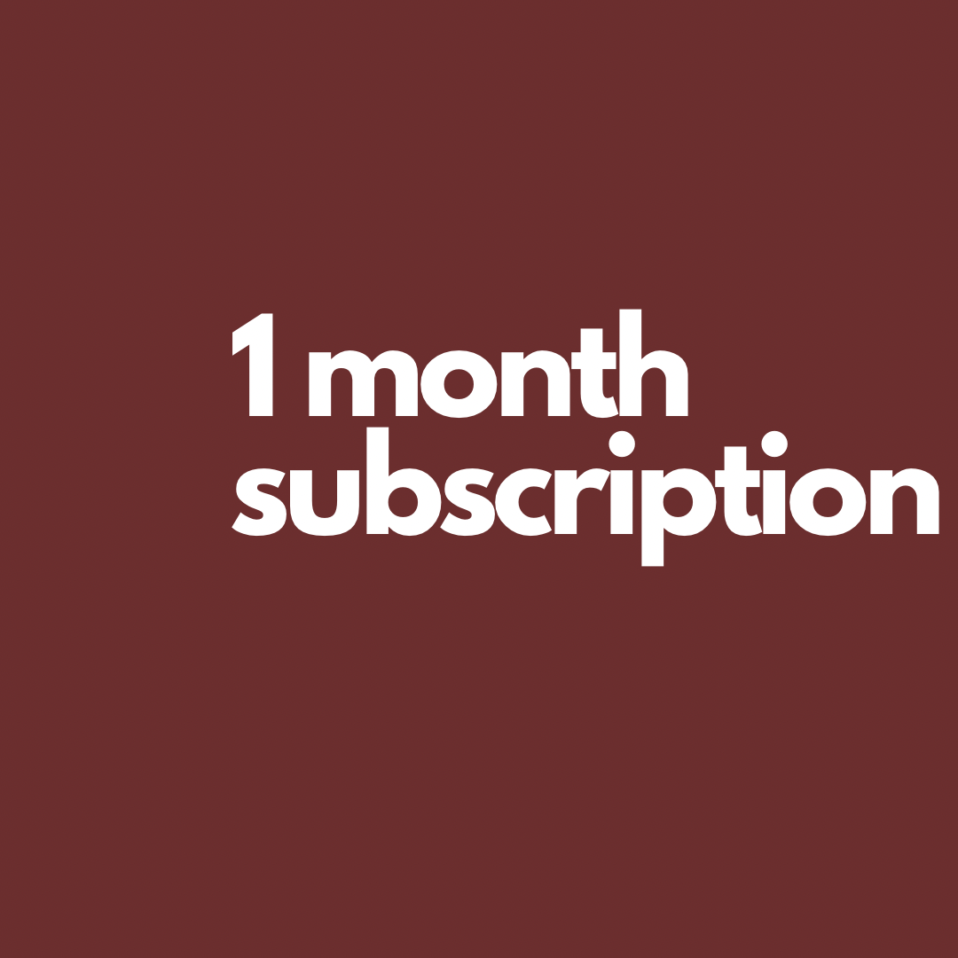 1 Month Subscription