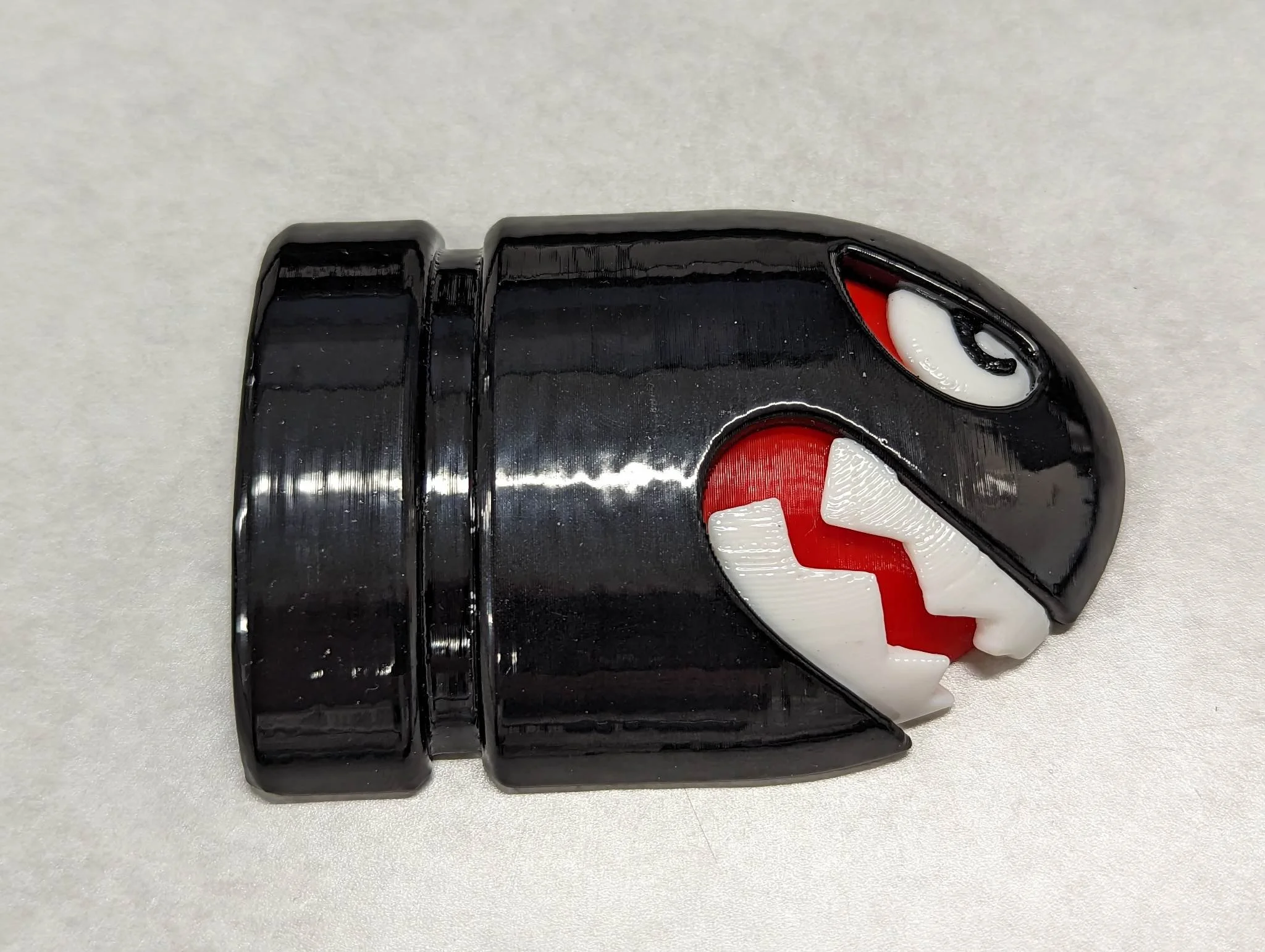 Bullet Bill in ABS, Vapor Smoothed