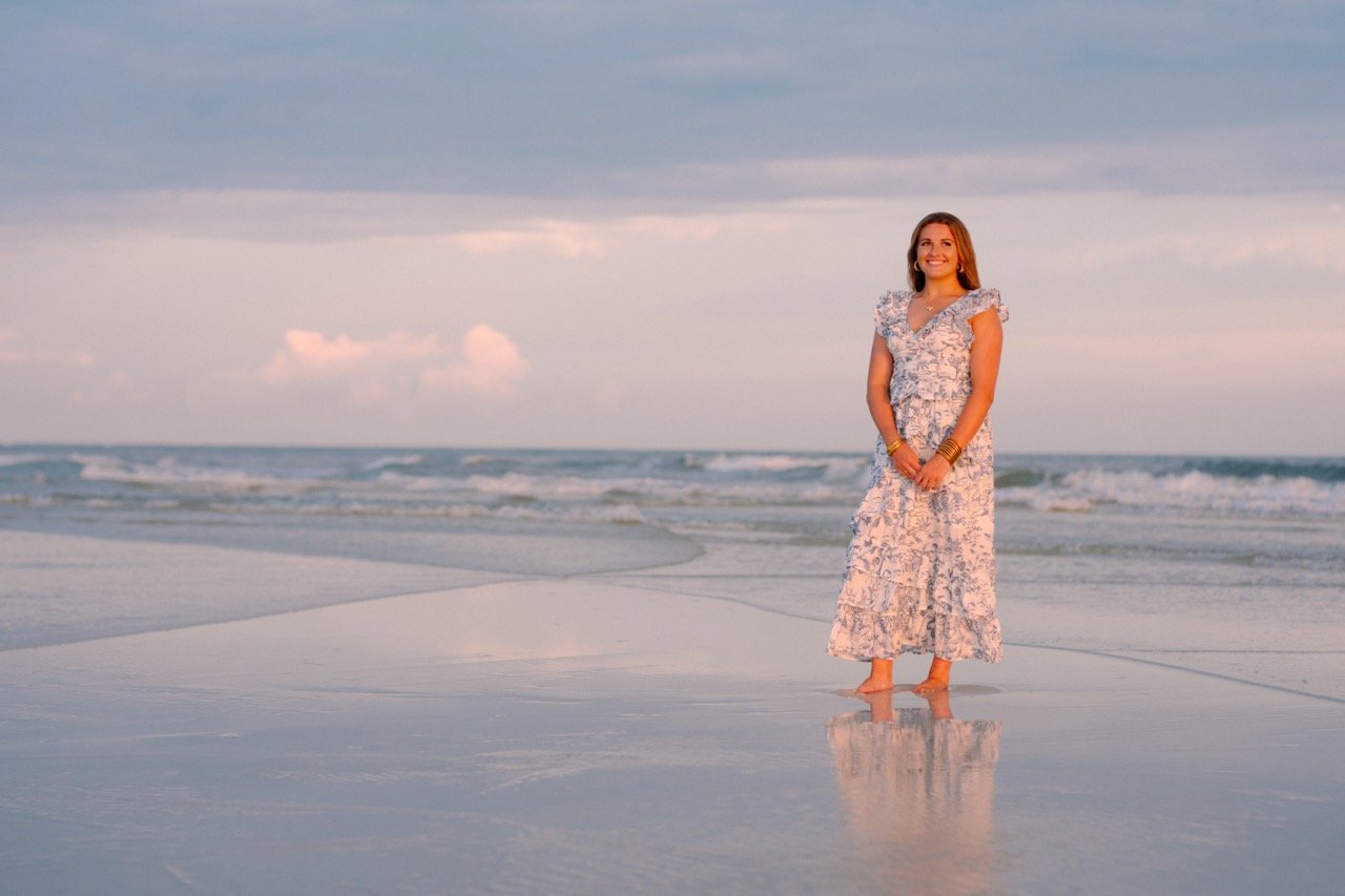Grayton Beach Photography by Pure7 Studios - Woman on beach