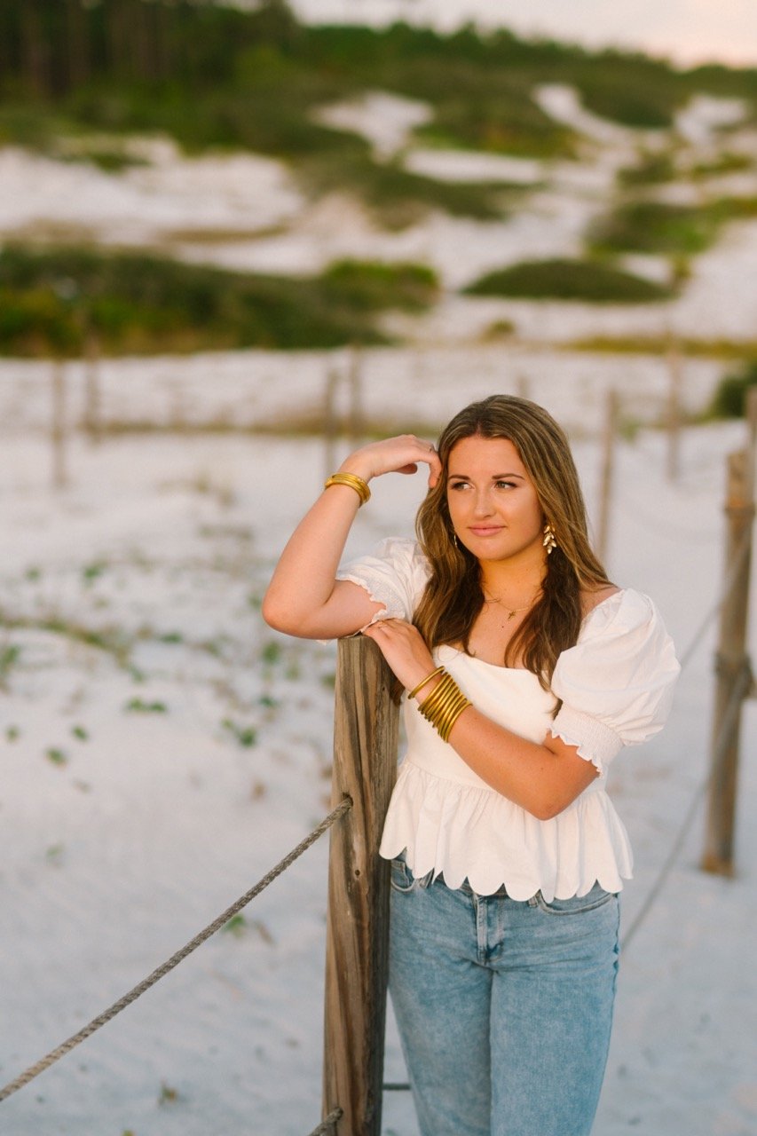 Grayton Beach Photography by Pure7 Studios - Young woman posing