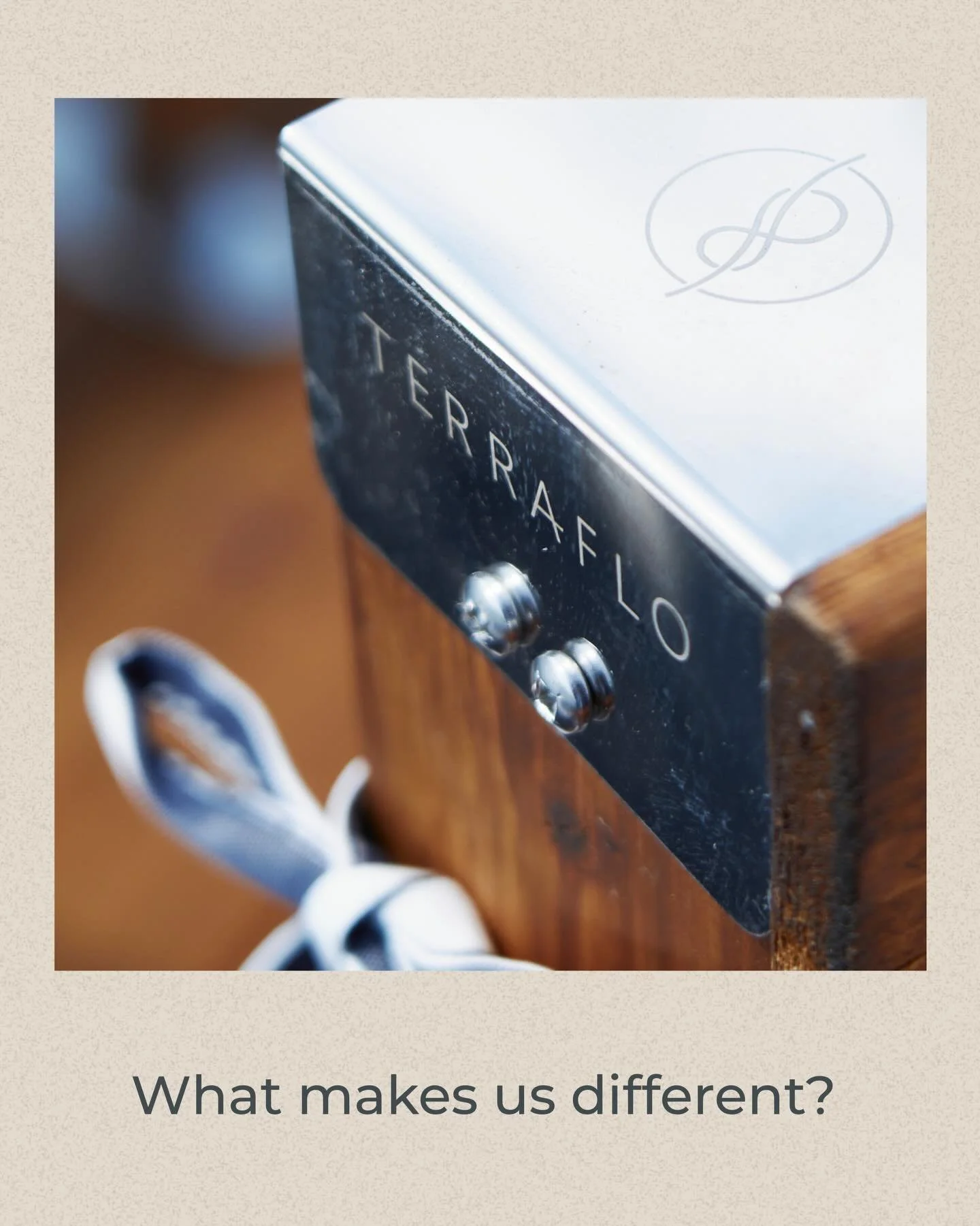 What makes it feel so different the moment you step on board?

It&rsquo;s the quiet luxury of the details. 

Terraflo is built to last, and carefully thought out for atmosphere.

~

Qu&rsquo;est-ce qui rend l&rsquo;exp&eacute;rience si diff&eacute;re