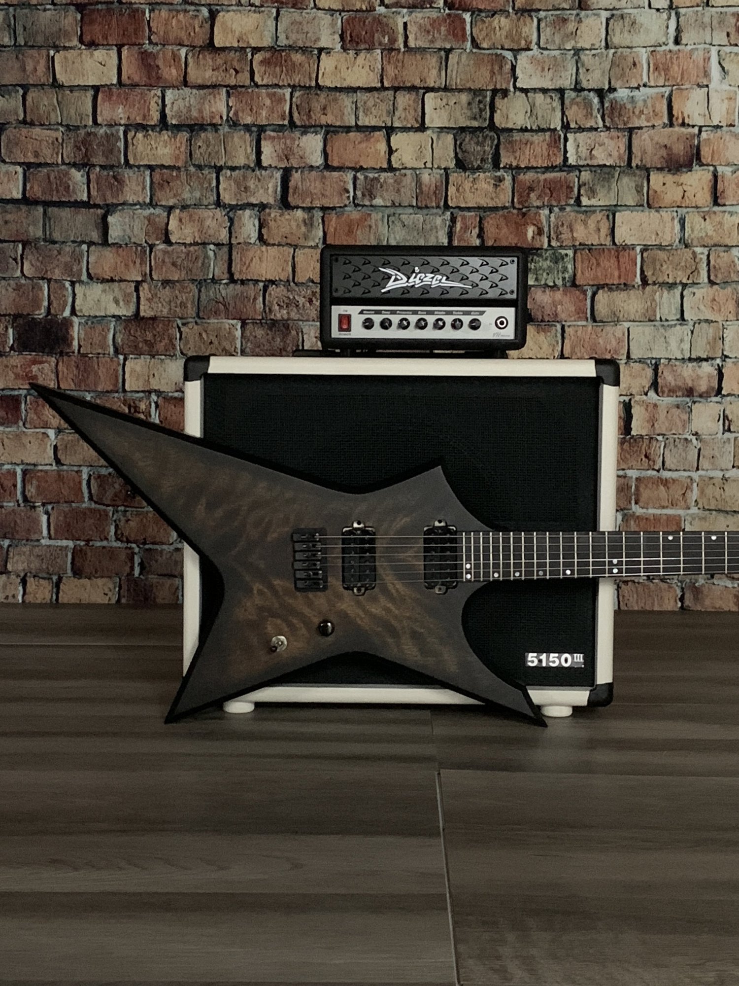 Charbonneau Guitars Deluxe Starcrusher 6-string in Black Marsh