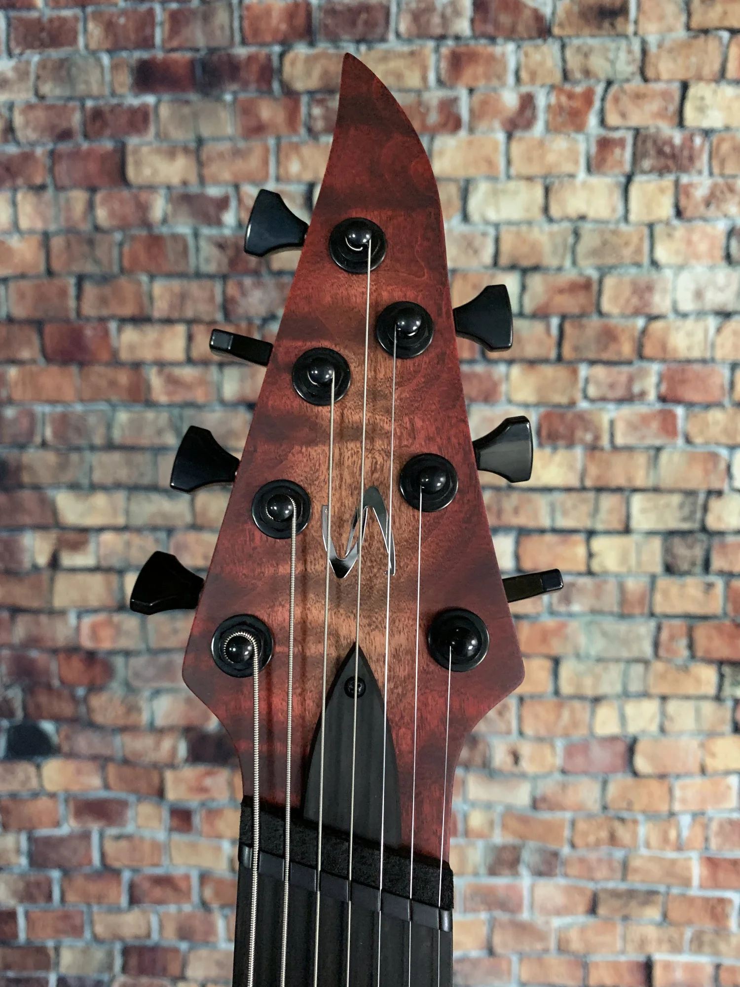 Skervesen Guitars Custom Chimera-7 Multiscale in Fire Burst