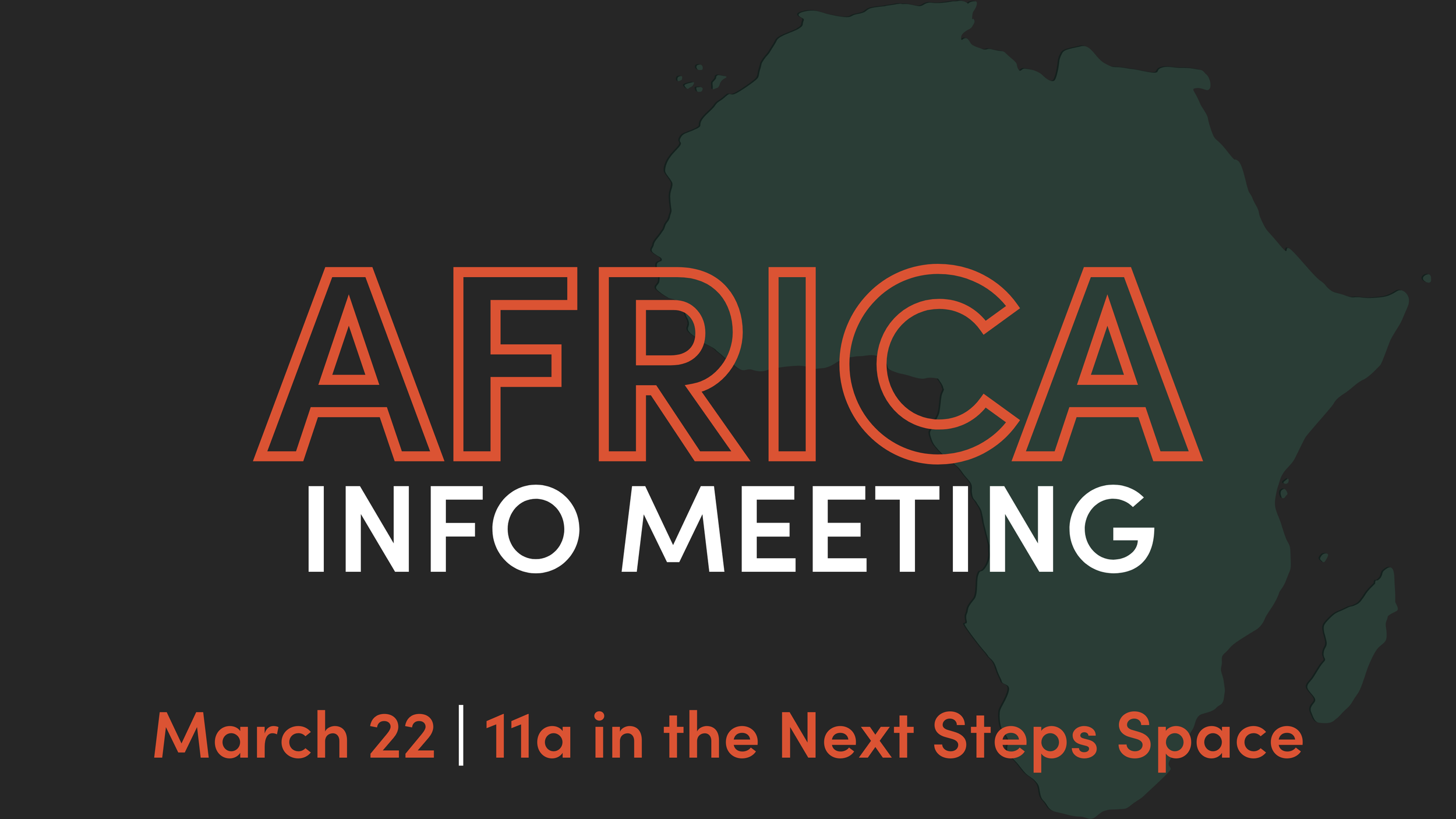 Africa Missions Trip Info Meeting