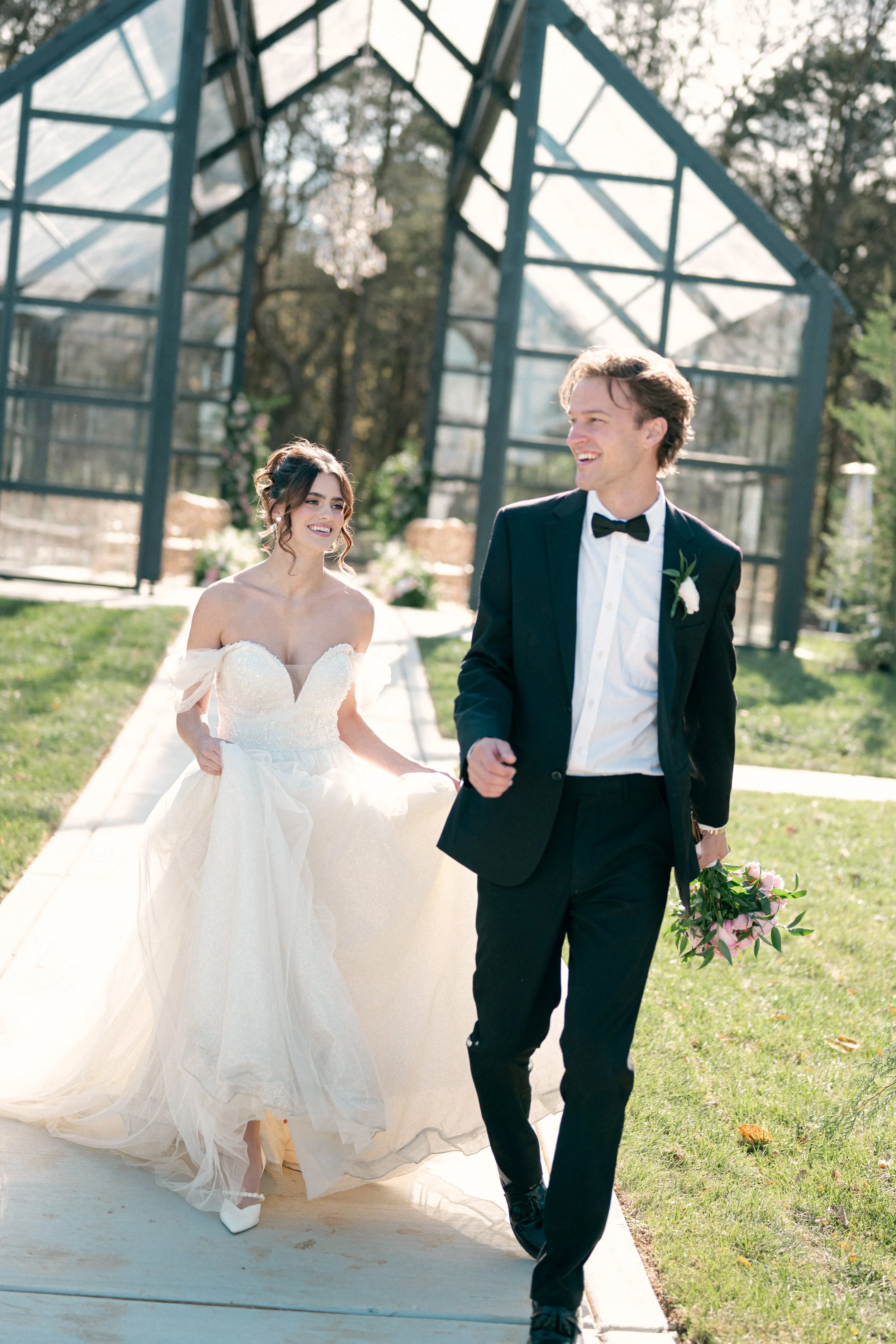 Candid couple portraits photographed at Jubilee Woods wedding venue