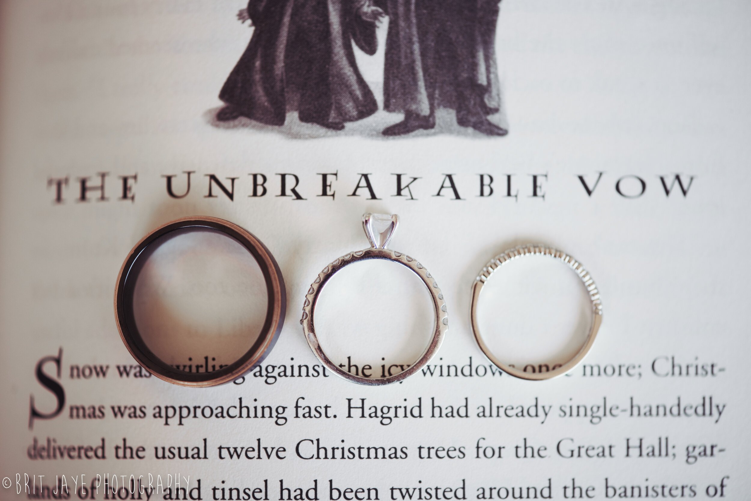  Get a photo of your ring on the page of a book.  
