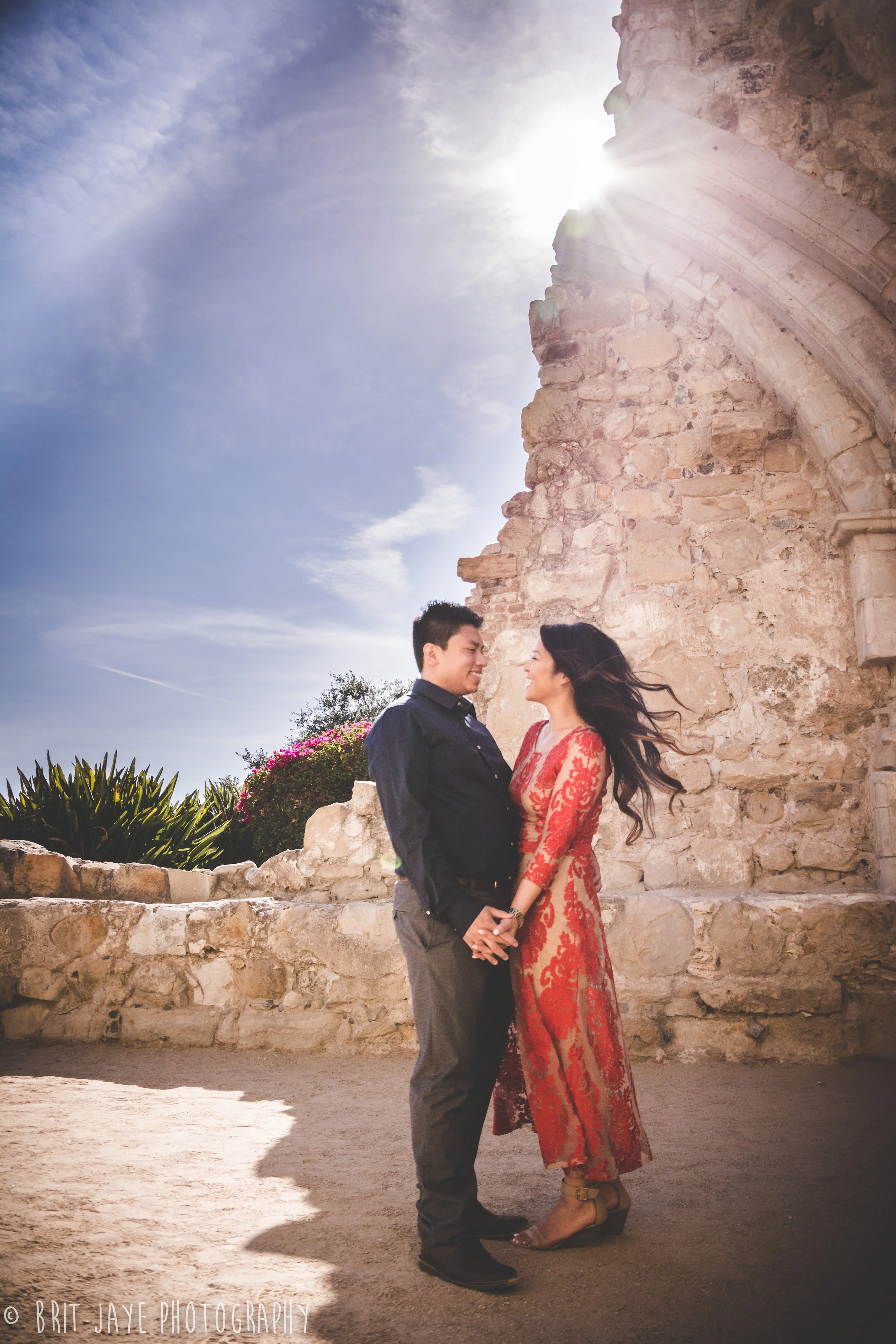 A Romantic Engagement at San Juan Capistrano