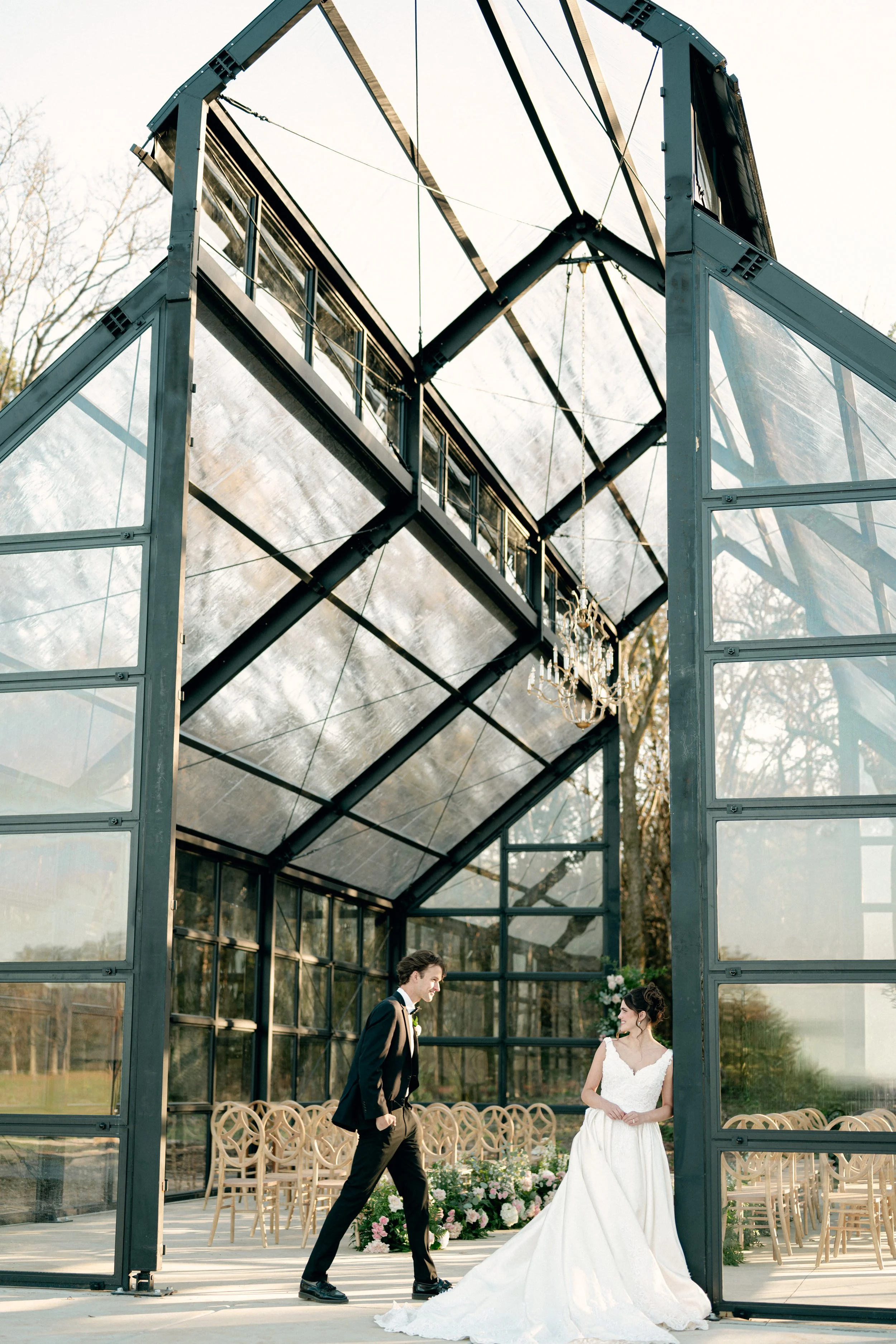 Wedding photos at Jubilee Woods featuring a styled invitation suite