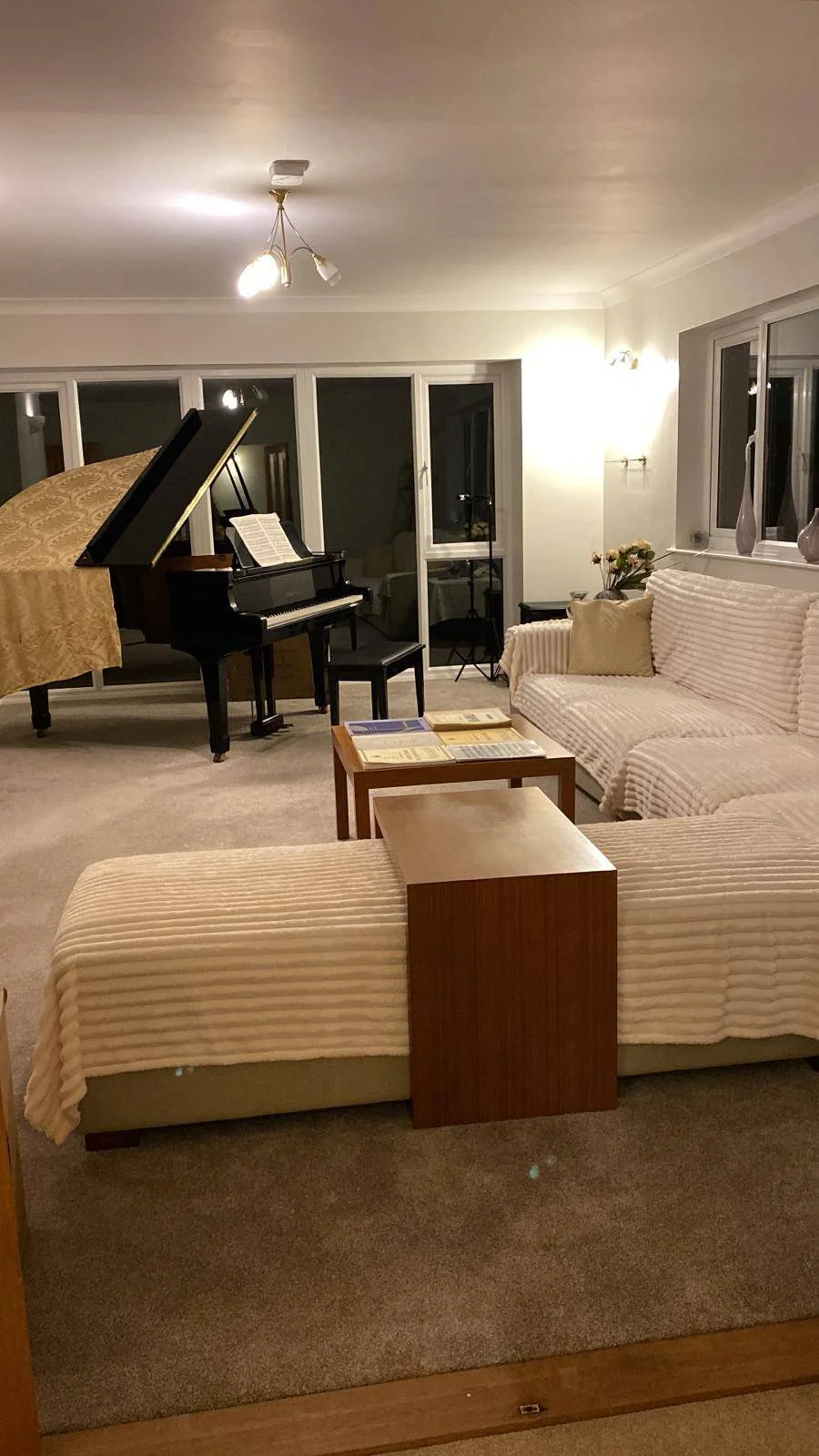 Piano masterclass room