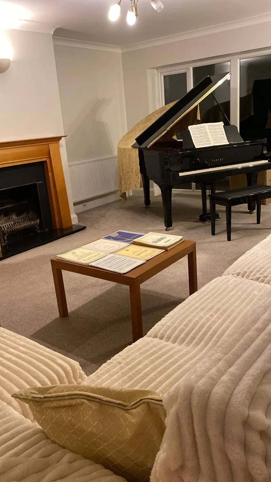 Piano masterclass room