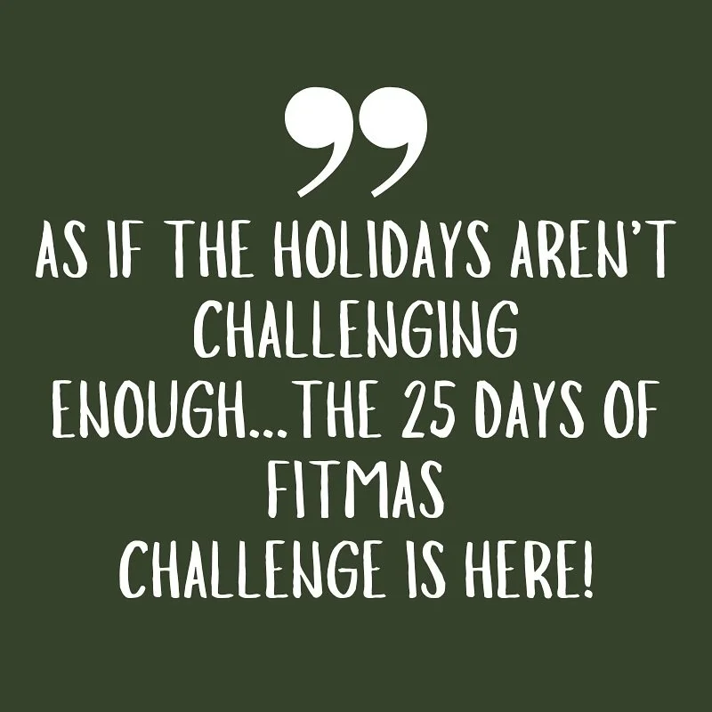 join our annual 25 Days of Fitmas Challenge and push yourself to 15 classes in 25 days and a joy filled activity card to make this holiday a fit one! sign up ends 11/25!

Link: www.paraperformanceco.com/fitmas

#fitmas #healthchallenge #workout #gym 