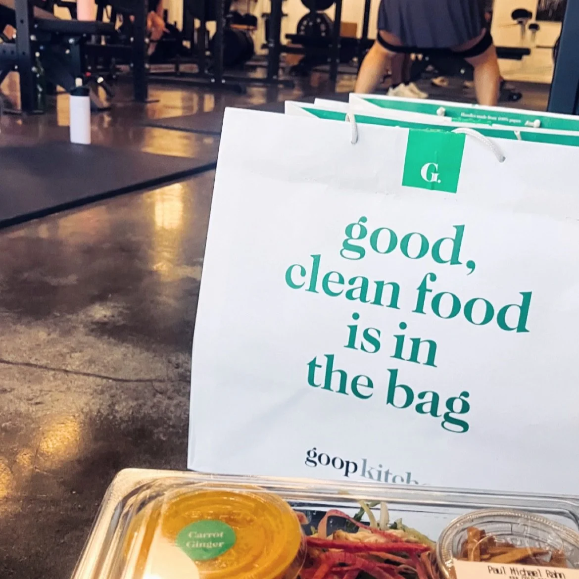thanks @goopkitchen for fueling our athletes post workout 👊🏼

GOOP X PARA

#goop