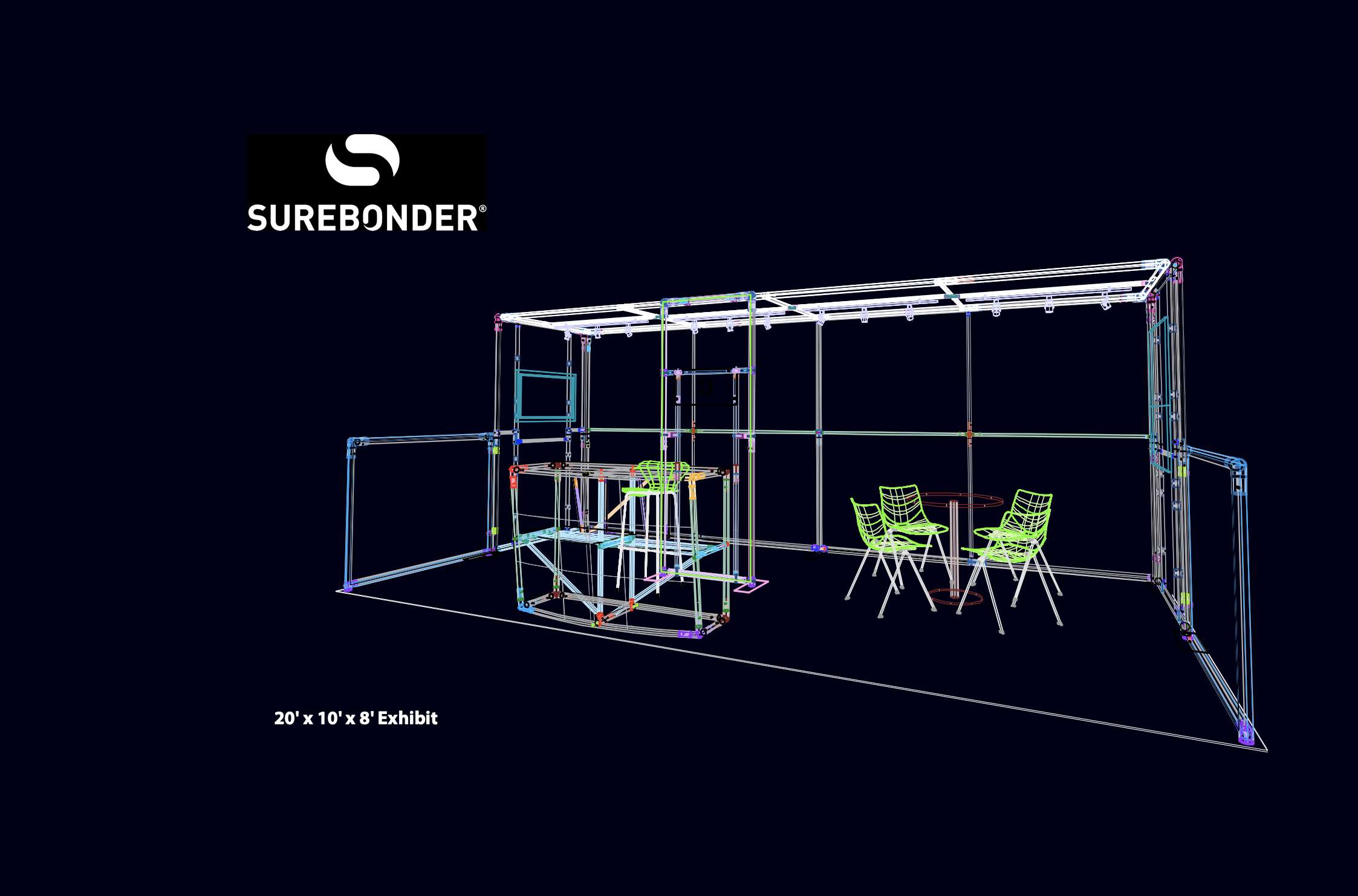 20' x 10' Inline Display for Surebonder®