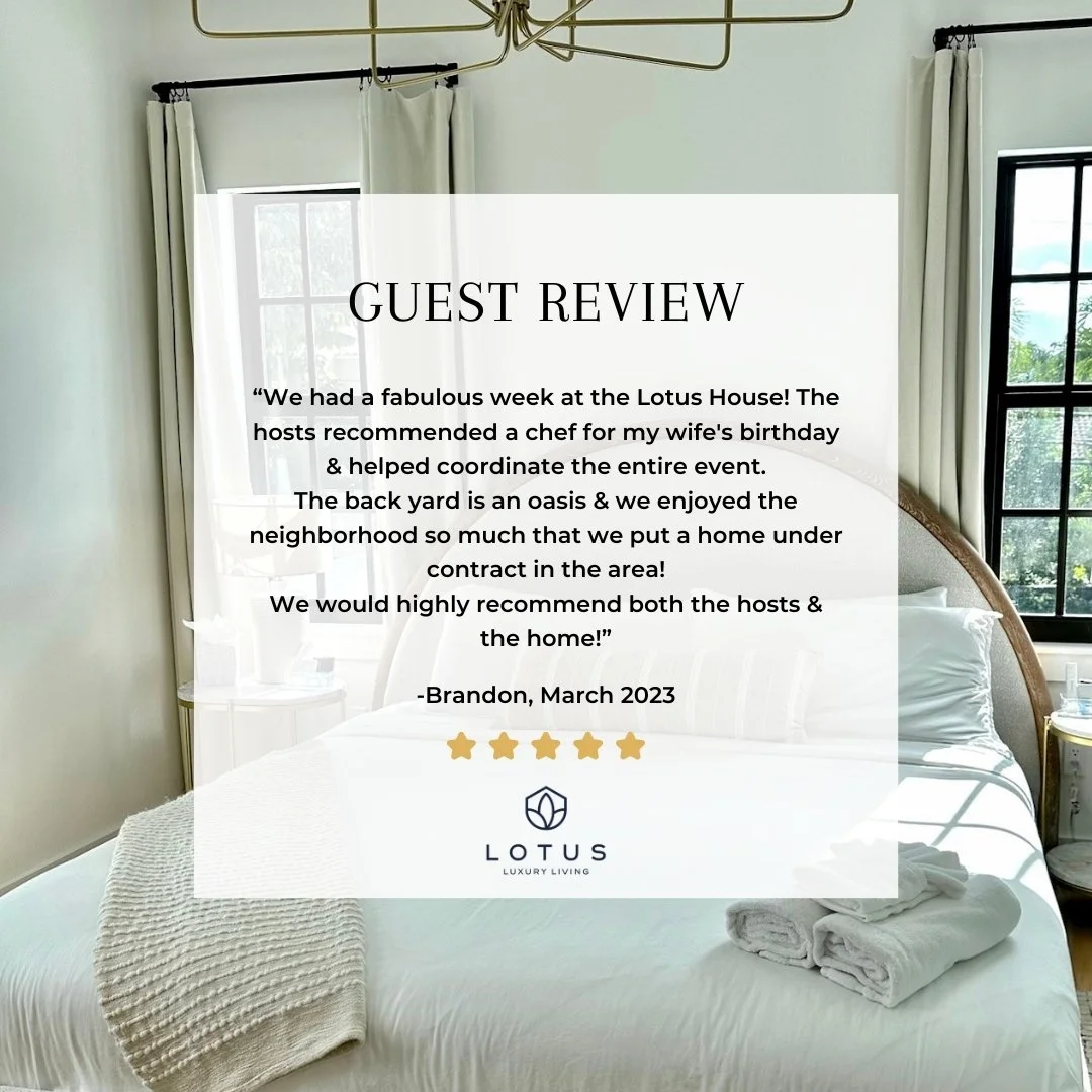 The perfect escape for any special occasion. 😍

#LotusHousePB #LuxuryLivingPB #WestPalmBeachRental #LotusHouseGetaway #PalmBeachParadise #VacationInStyle #DreamGetaway #LuxuryEscape #TheLotusExperience #WPBLuxuryRentals #LotusHouseRetreat #PalmBeach