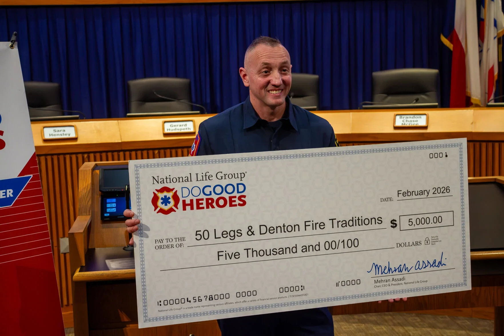 Denton firefighter Gary Weiland to donate $5,000 Do Good Heroes award to nonprofits
