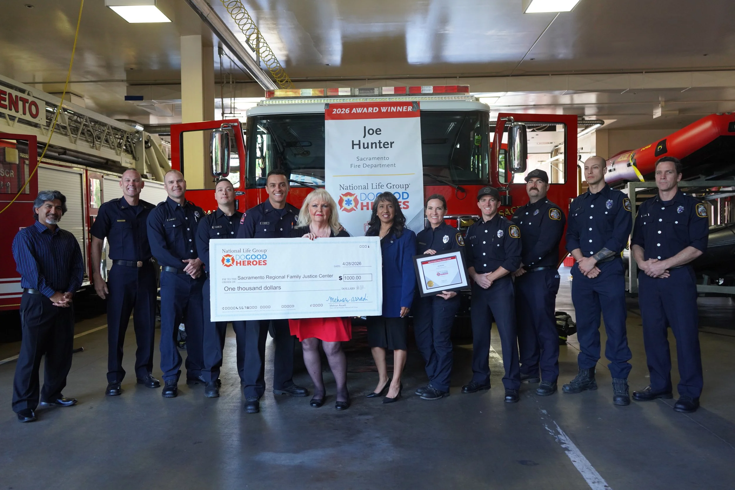 Fire Captain&nbsp;Joe Hunter&nbsp;recognized for service extending beyond career duties