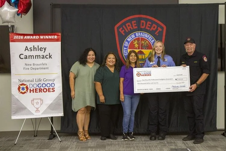 New Braunfels Mobile Integrated Health Specialist Ashley Cammack receives National Life Group’s Do Good Heroes Award