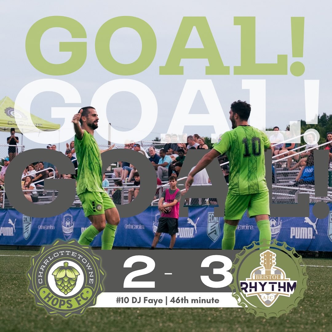 Hops score in the first 40 seconds to close the gap 2-3 #upthehops