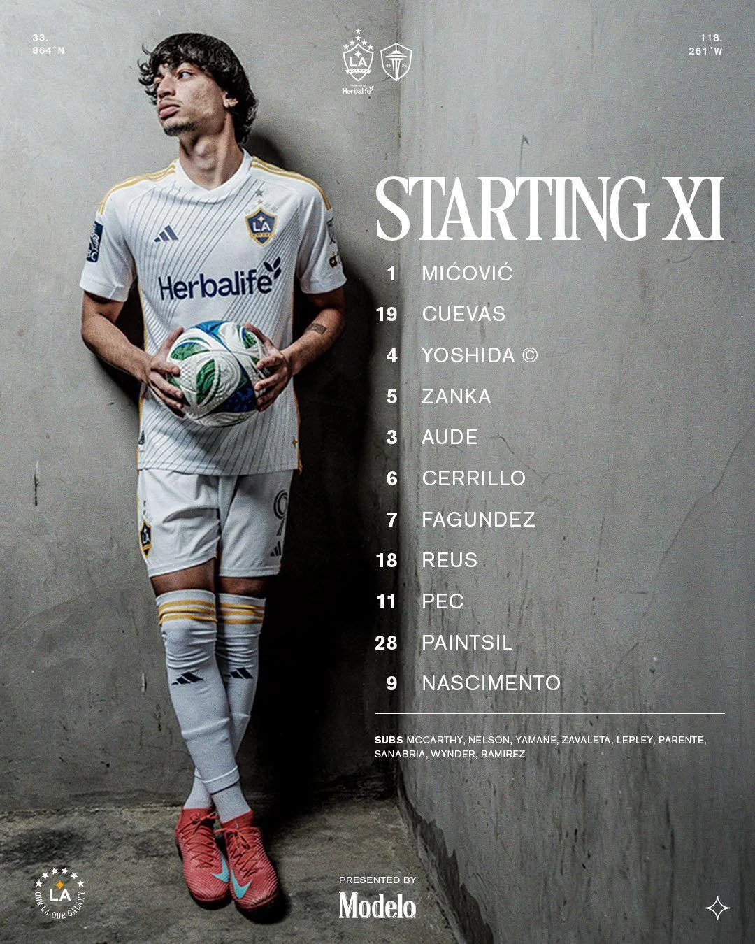 😍 Former Hops player Tucker Lepley. On the bench for tonight&rsquo;s big game for LA Galaxy! Good luck Tucker!!