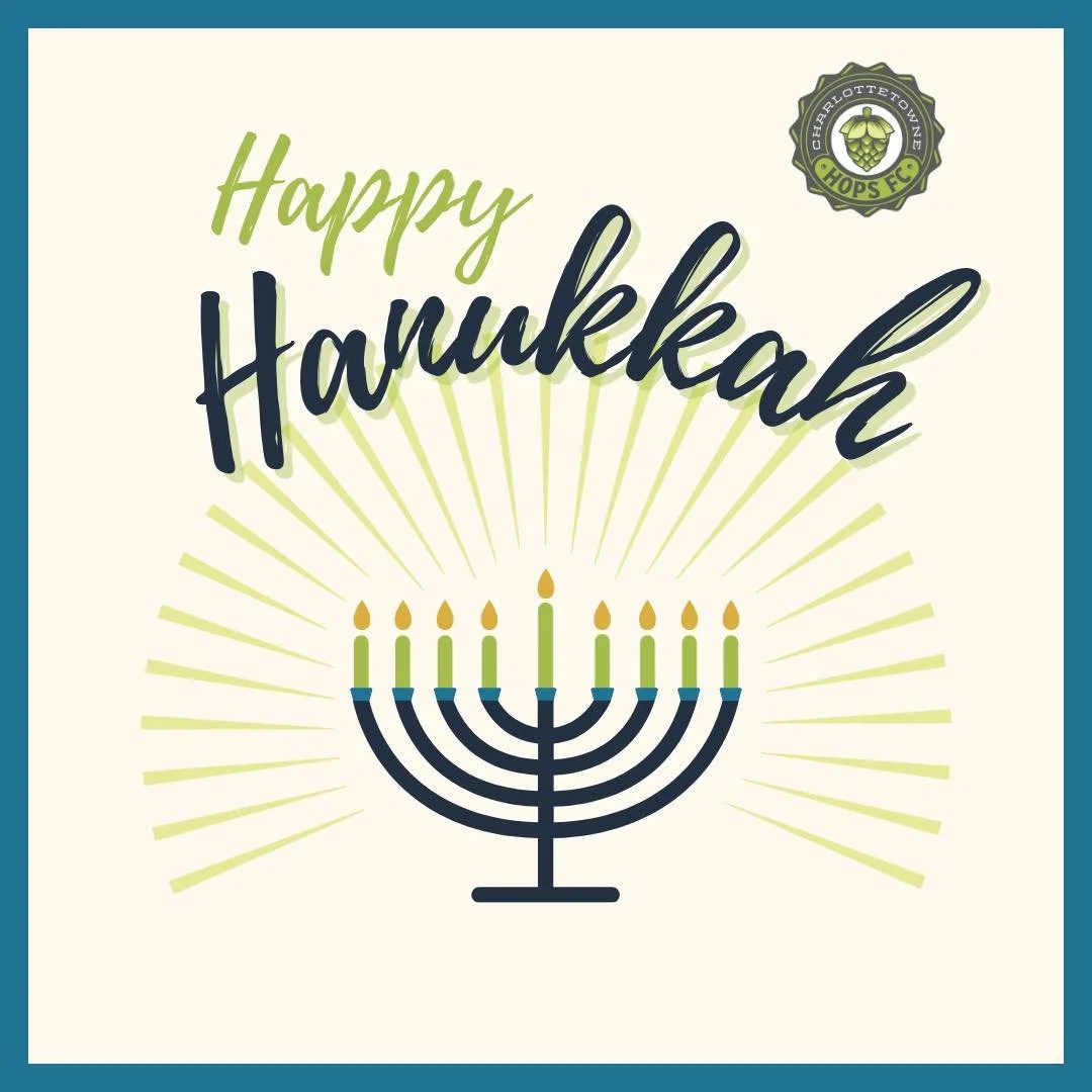 Happy Hanukkah from the Hoppiest Soccer Club in America!!!