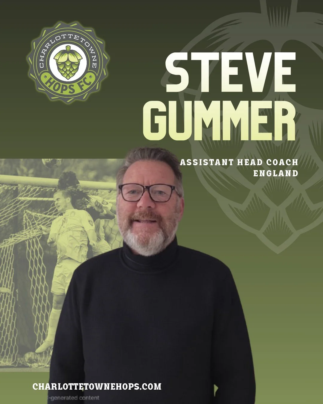 Right-hand leader, same vision. Let&rsquo;s build something special together 🔥 

Coach Steve Gummer comes back for his 4th season as Assistant Head Coach.

#CharlottetowneHopsFC #SummerSoccer #Charlotte