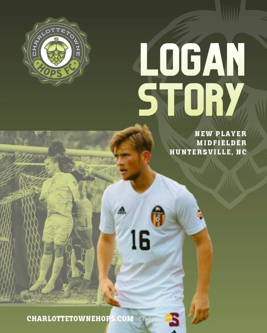 New presence in the middle, bringing vision, composure, and control 🧠⚽️

Logan Story is ready to dictate the tempo🔥 

#CharlottetowneHopsFC #SummerSoccer #Charlotte